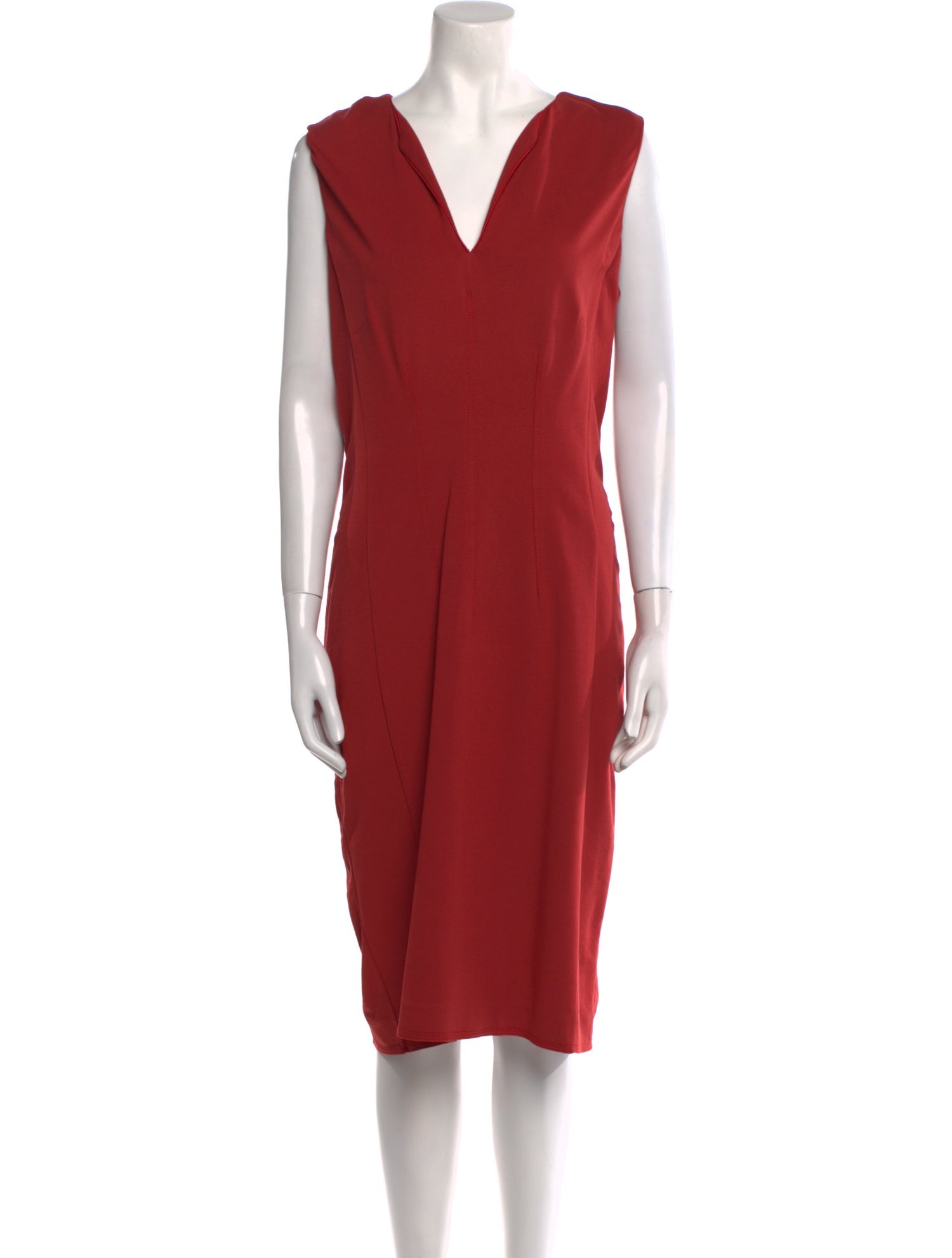 Piazza Sempione V-Neck Midi Length Dress
