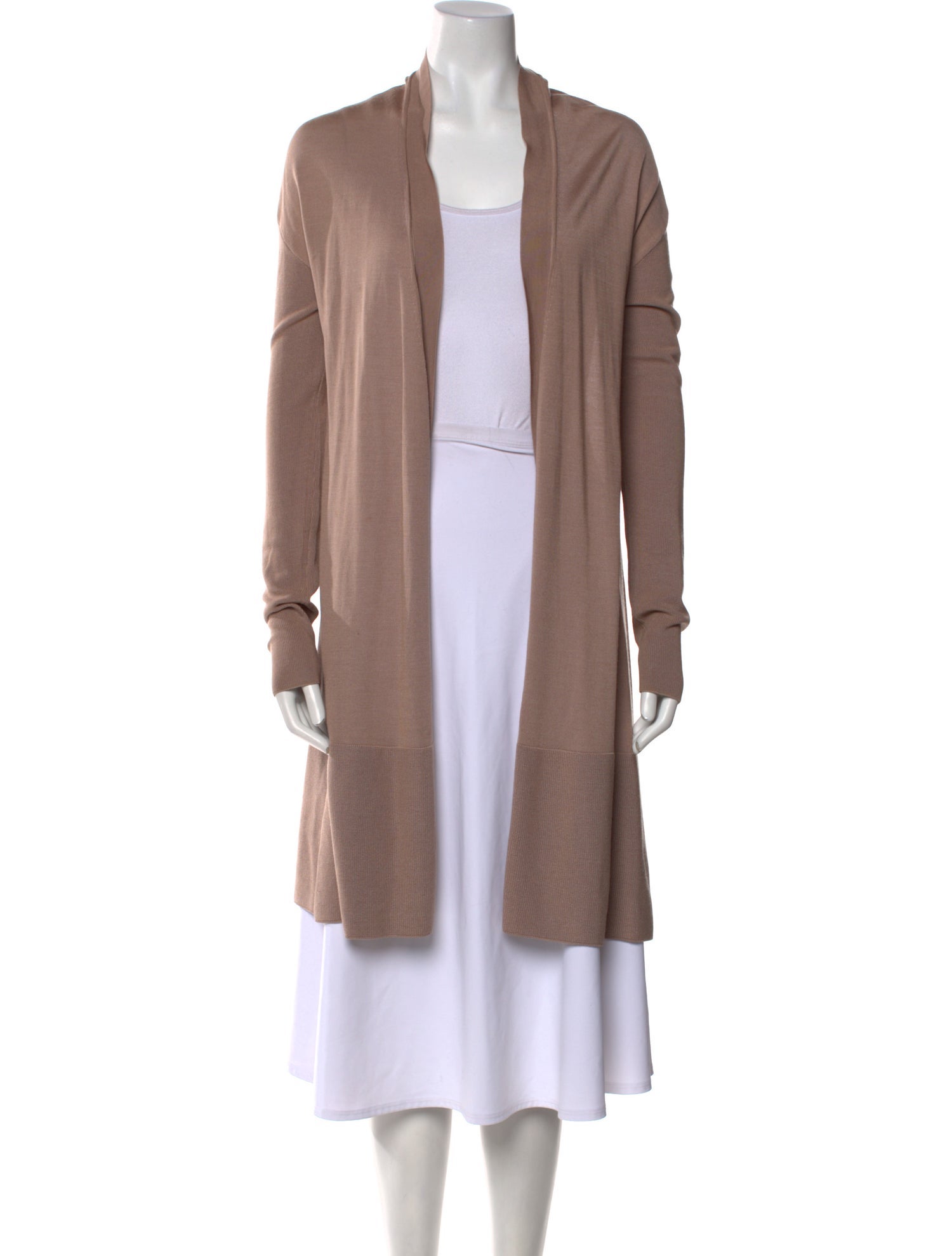 Piazza Sempione Wool Open Front Sweater