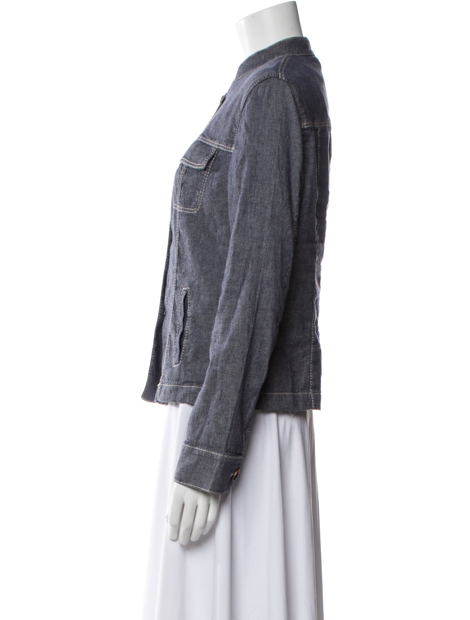 Piazza Sempione Linen Denim Jacket