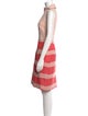 Piazza Sempione Striped Knee-Length Dress