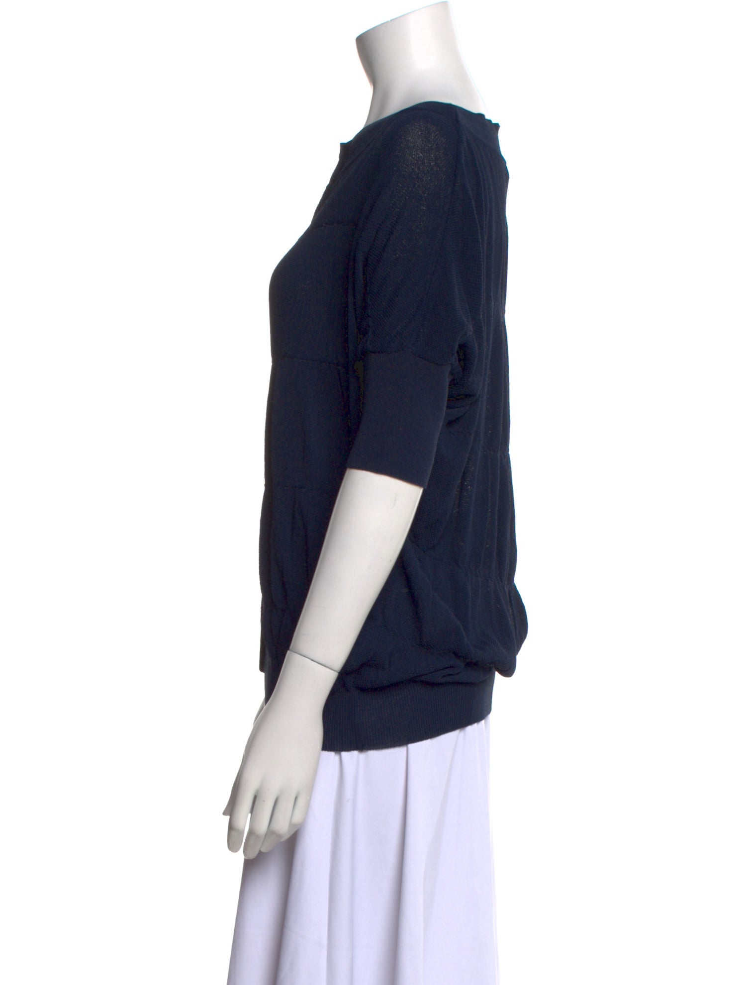 Piazza Sempione V-Neck Short Sleeve Top