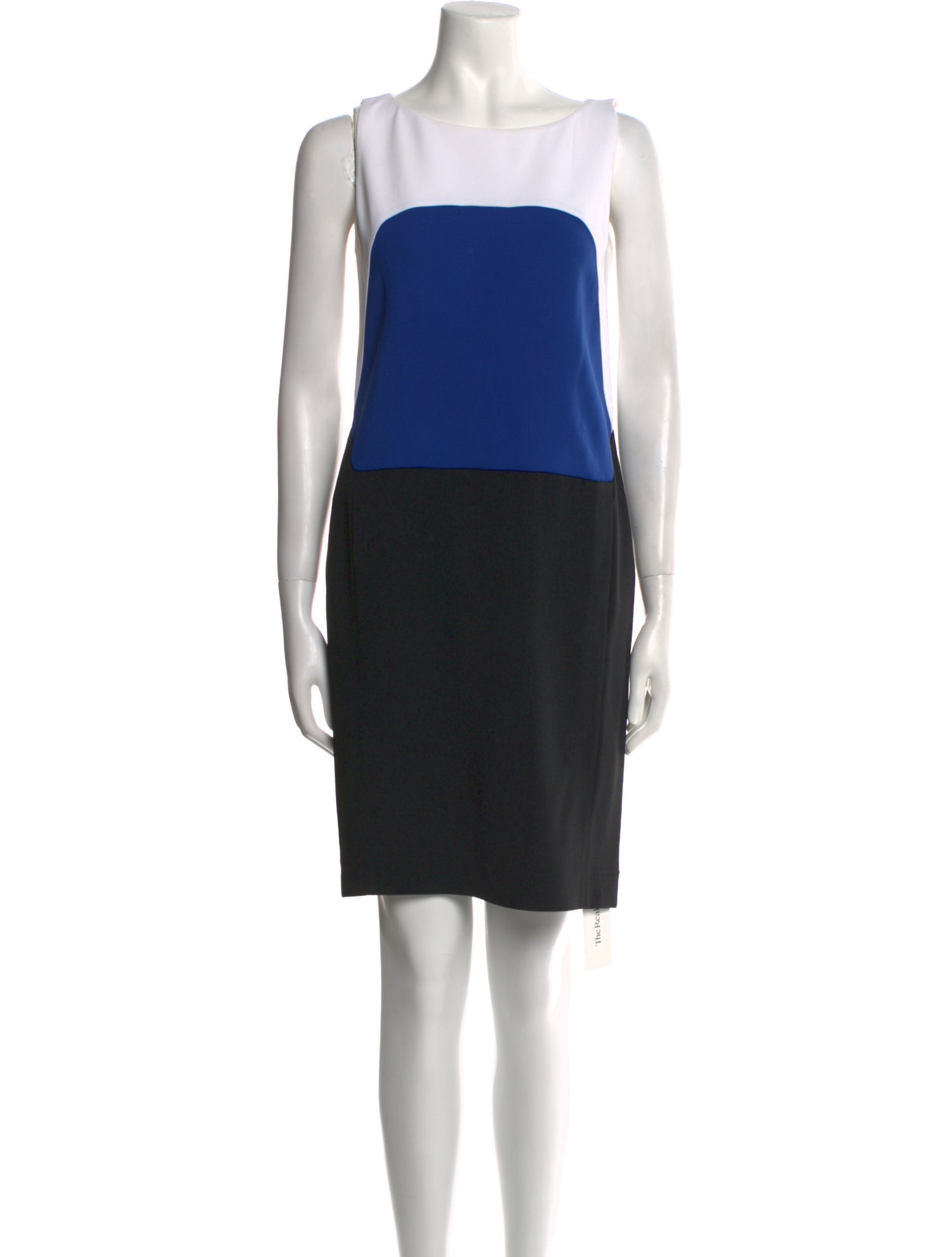 Piazza Sempione Colorblock Pattern Mini Dress