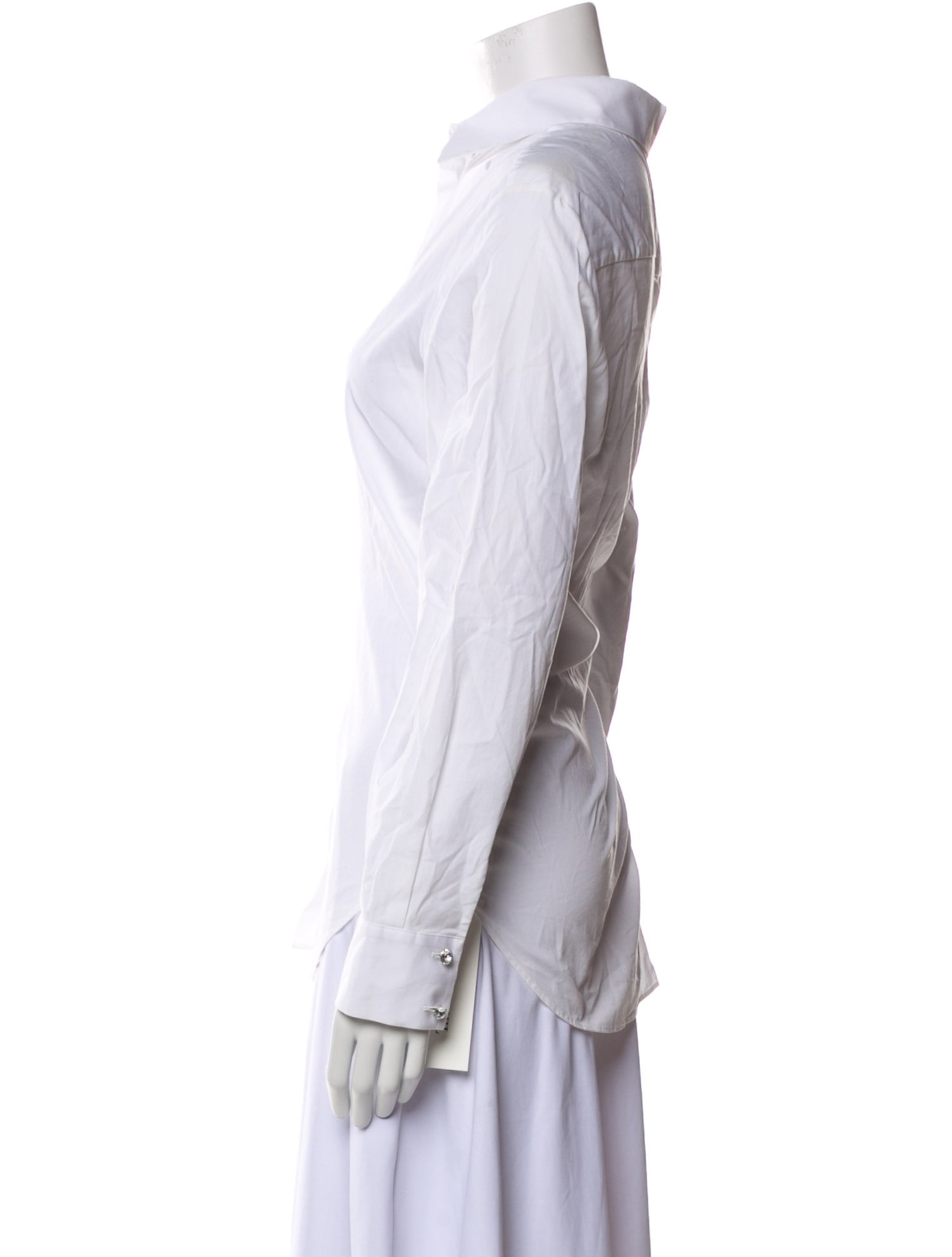 Piazza Sempione Long Sleeve Button-Up Top