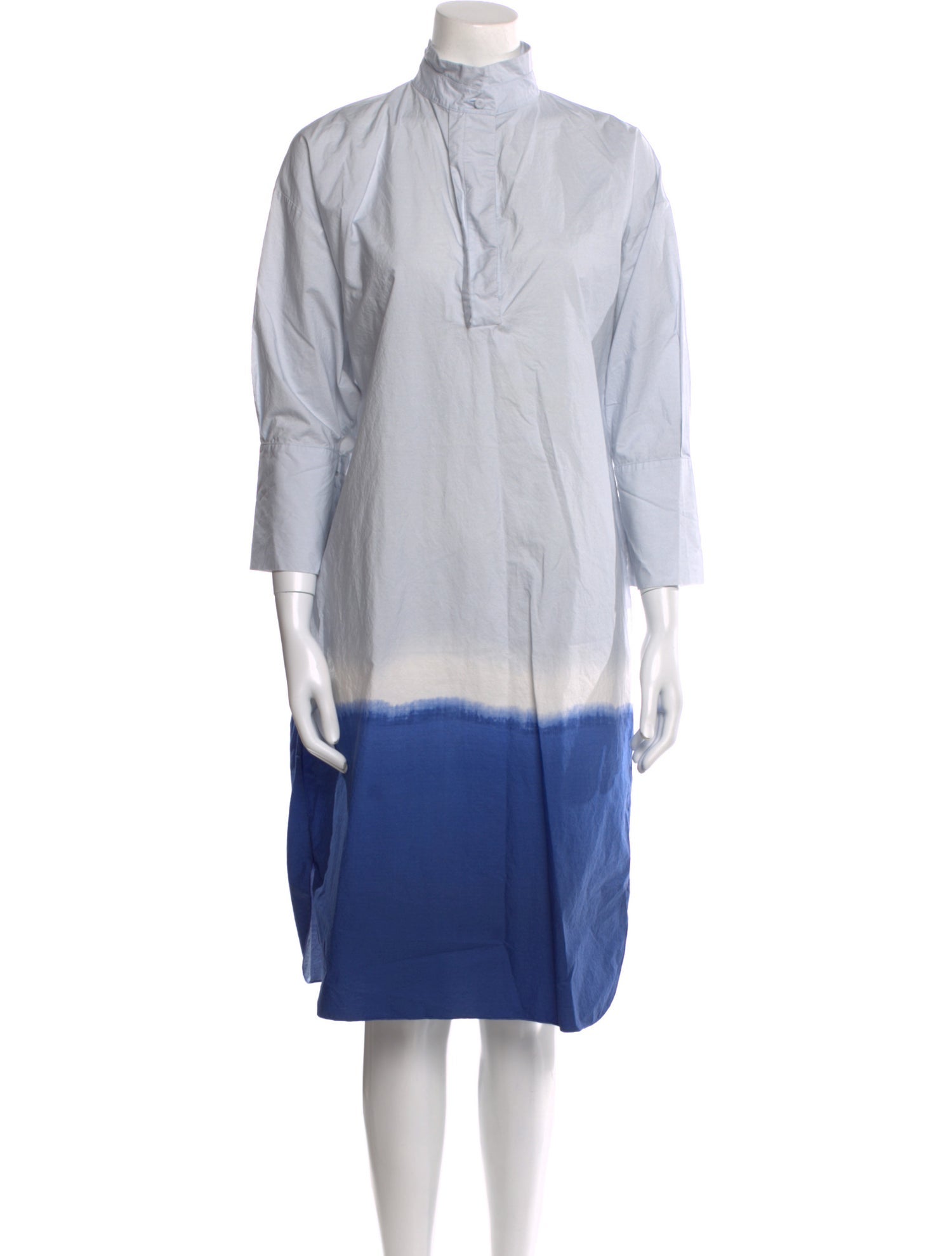 Piazza Sempione Colorblock Pattern Midi Length Dress