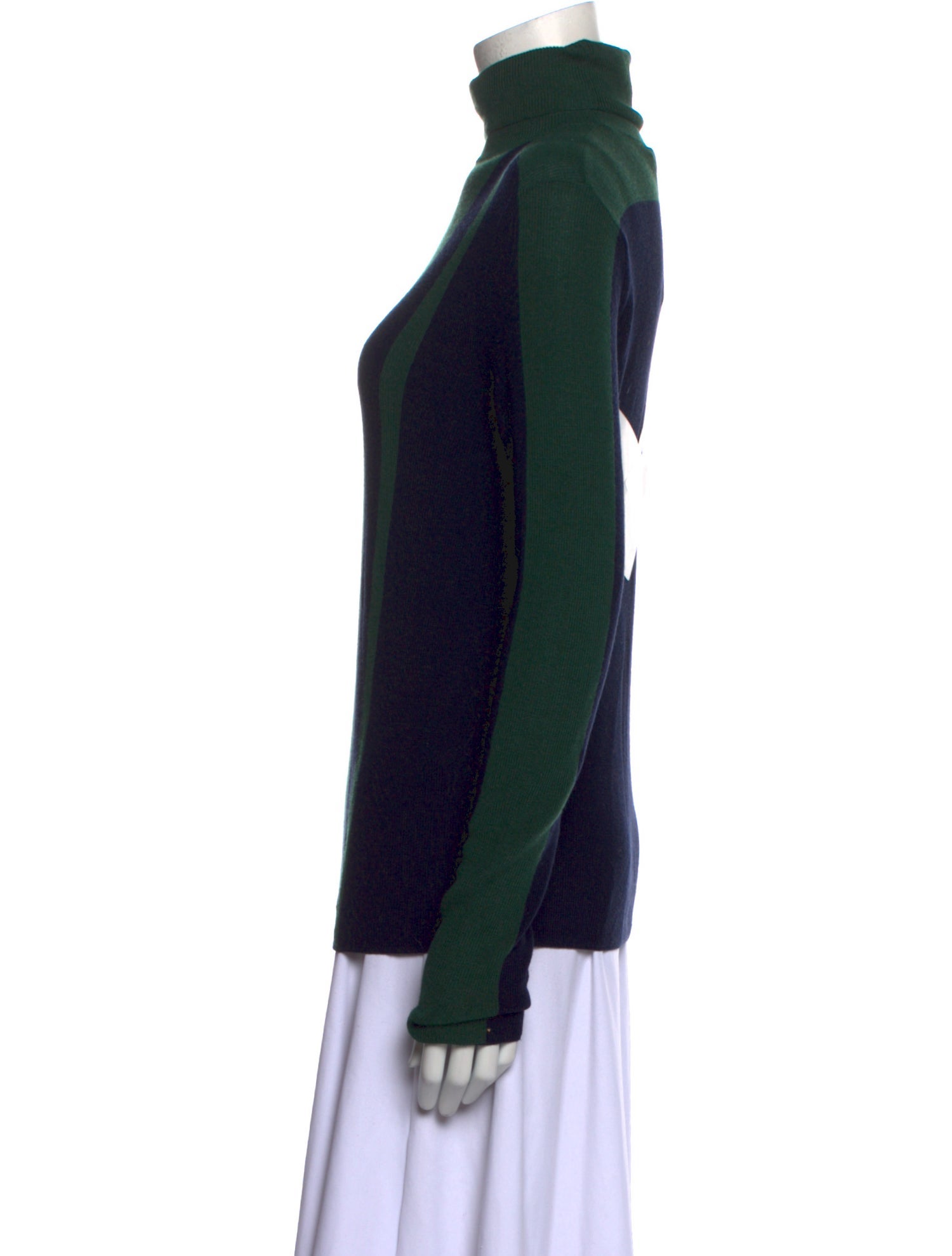 Piazza Sempione Virgin Wool Colorblock Pattern Sweater w/ Tags