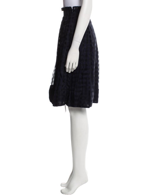 Piazza Sempione Striped Knee-Length Skirt