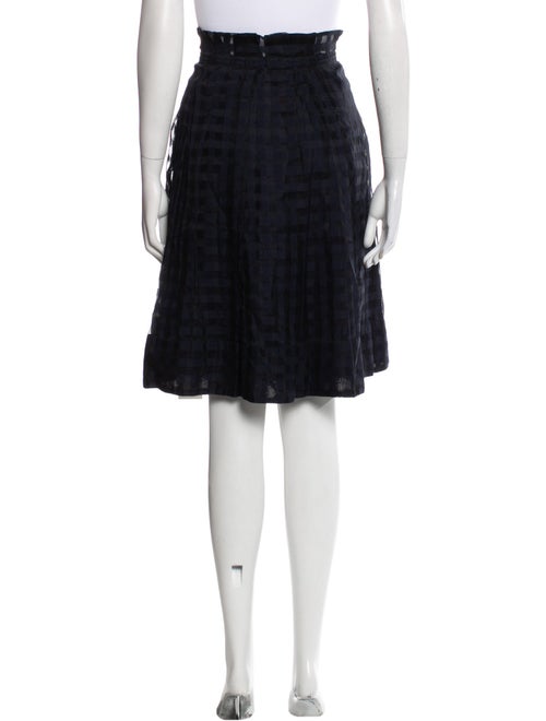 Piazza Sempione Striped Knee-Length Skirt