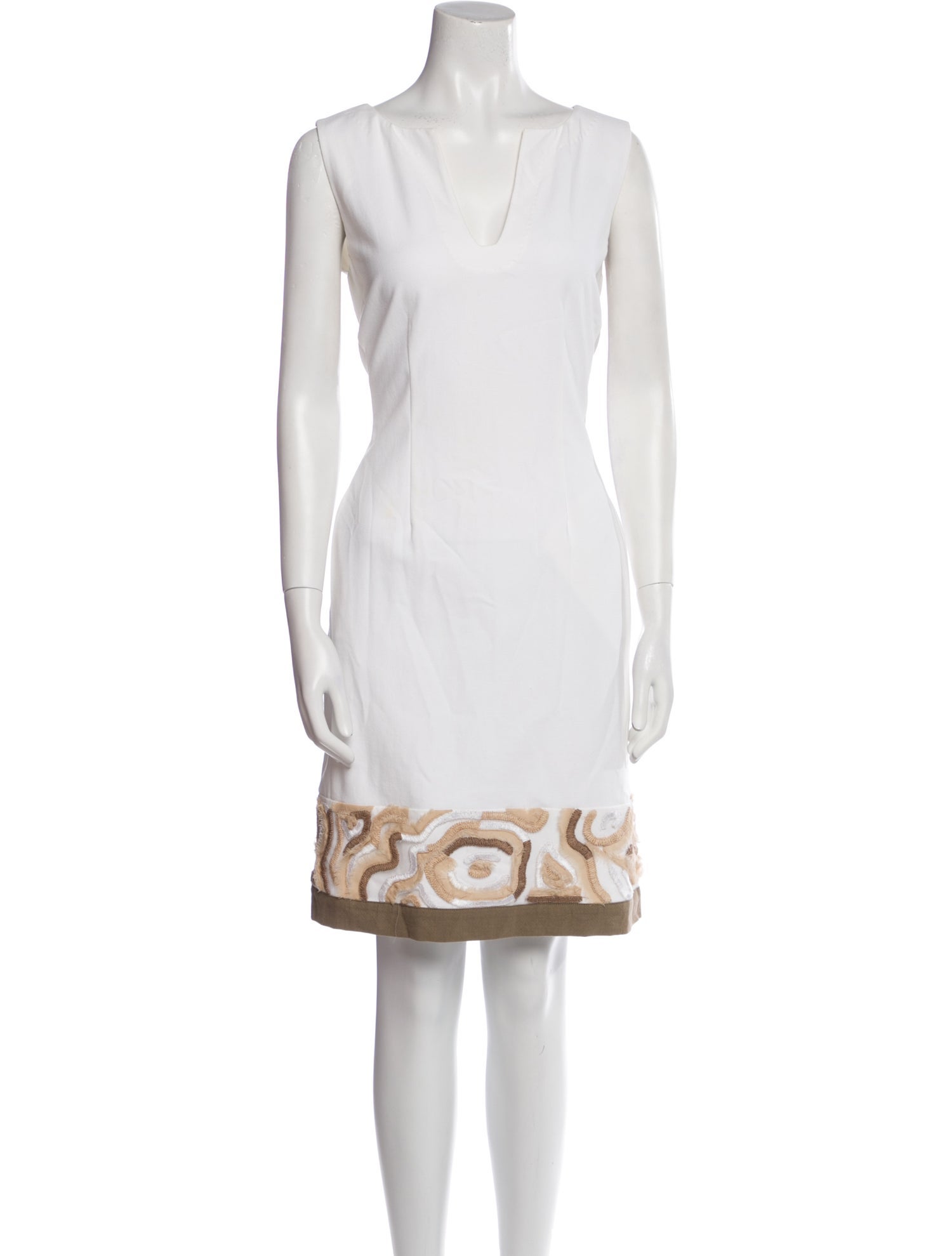 Piazza Sempione Scoop Neck Knee-Length Dress