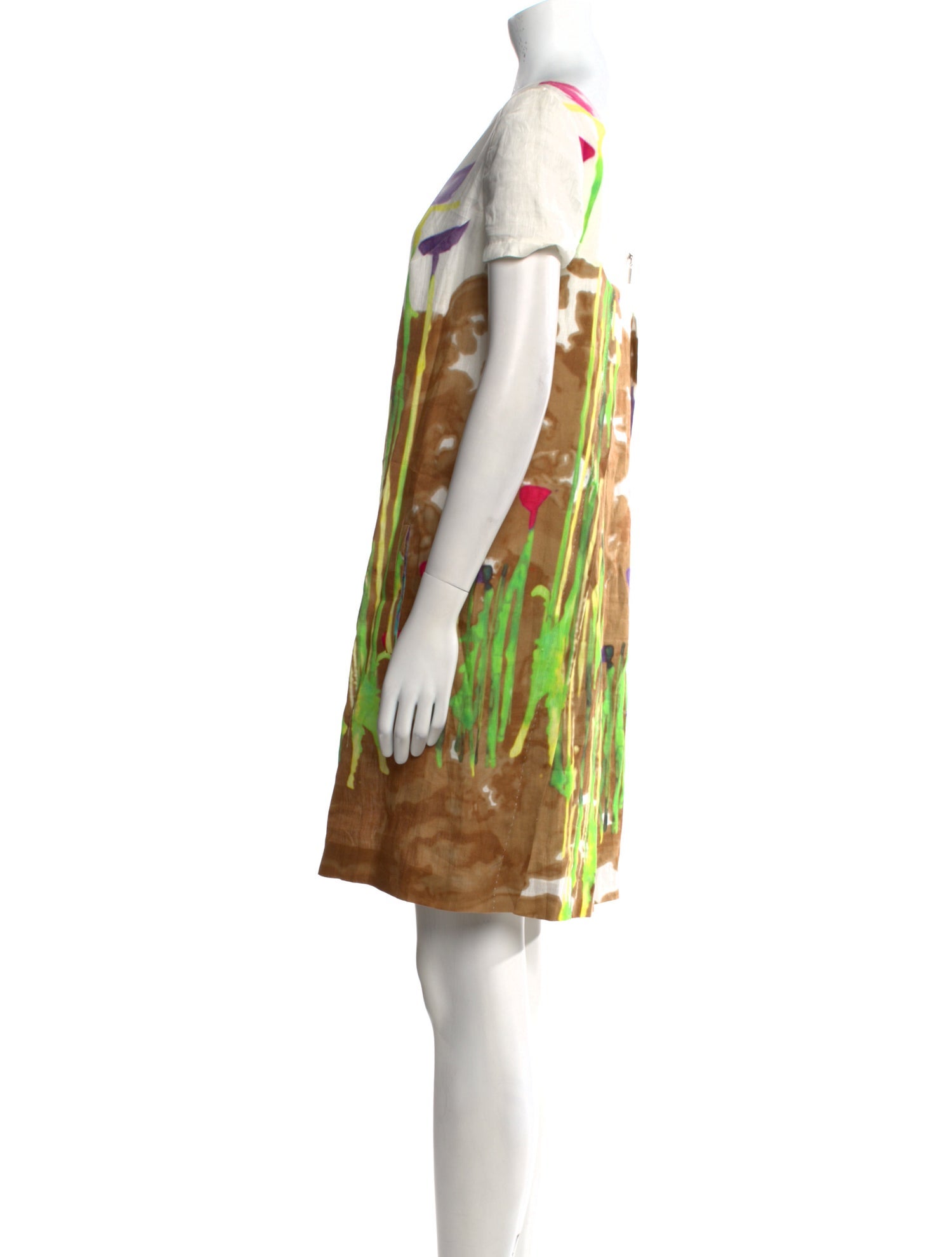 Piazza Sempione Linen Mini Dress