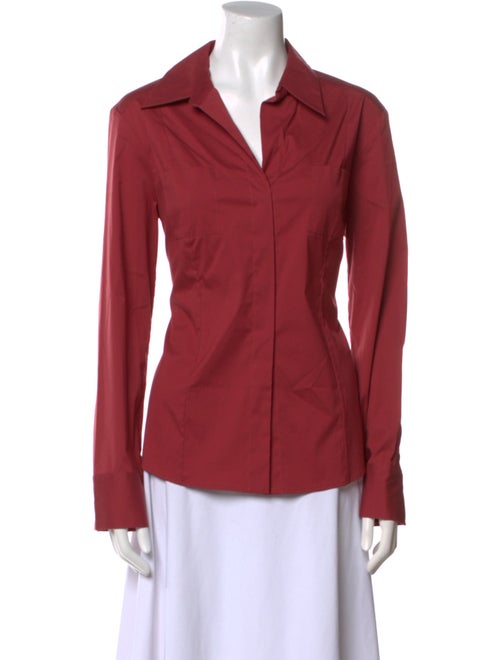 Piazza Sempione Long Sleeve Button-Up Top