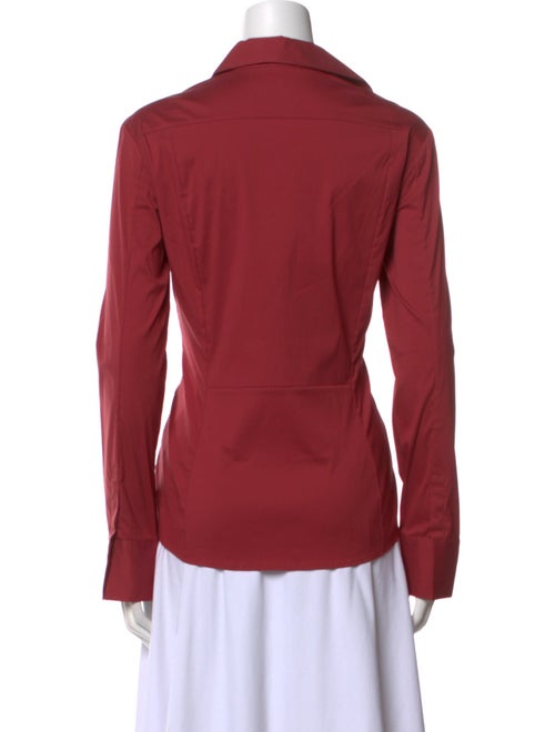 Piazza Sempione Long Sleeve Button-Up Top