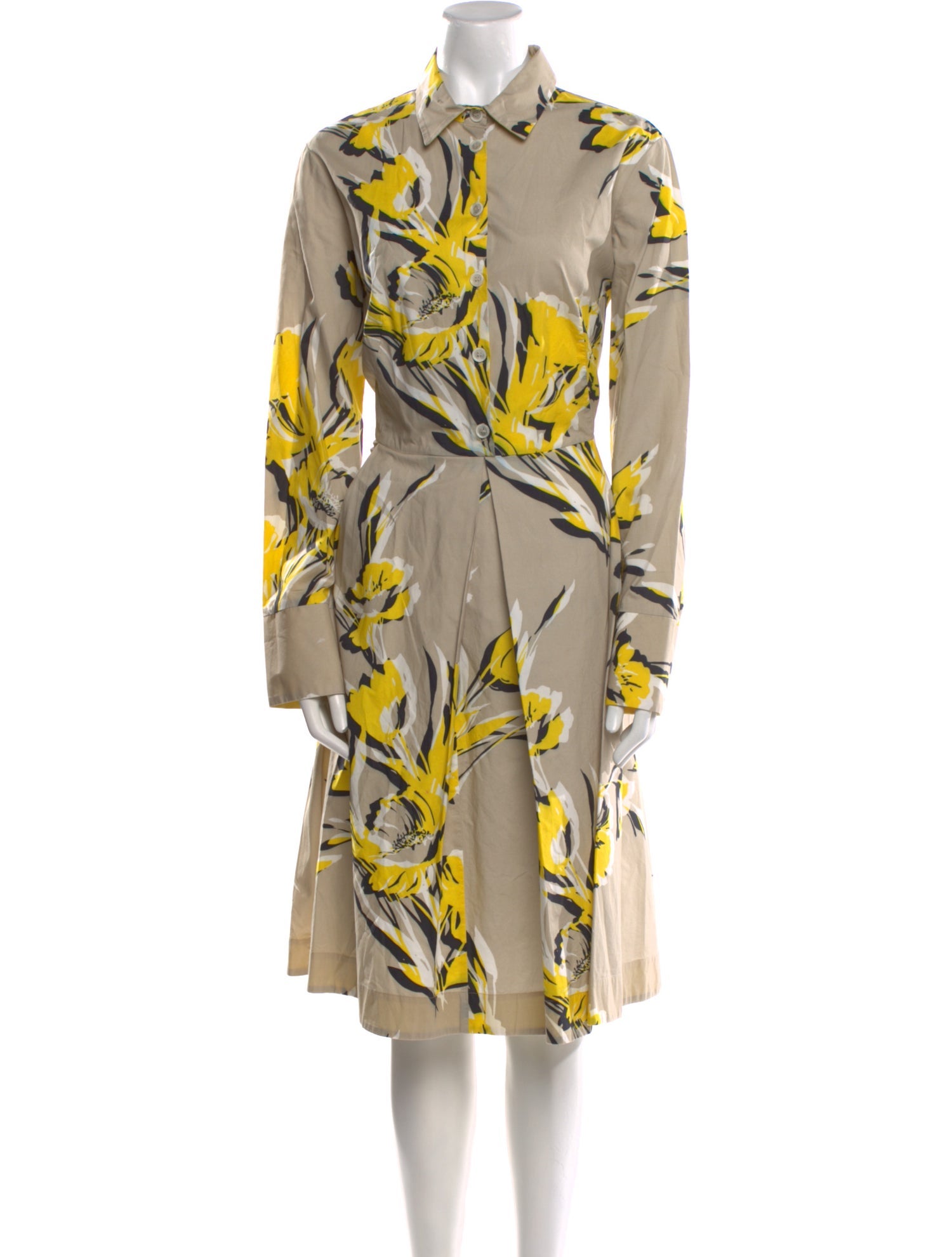 Piazza Sempione Printed Midi Length Dress