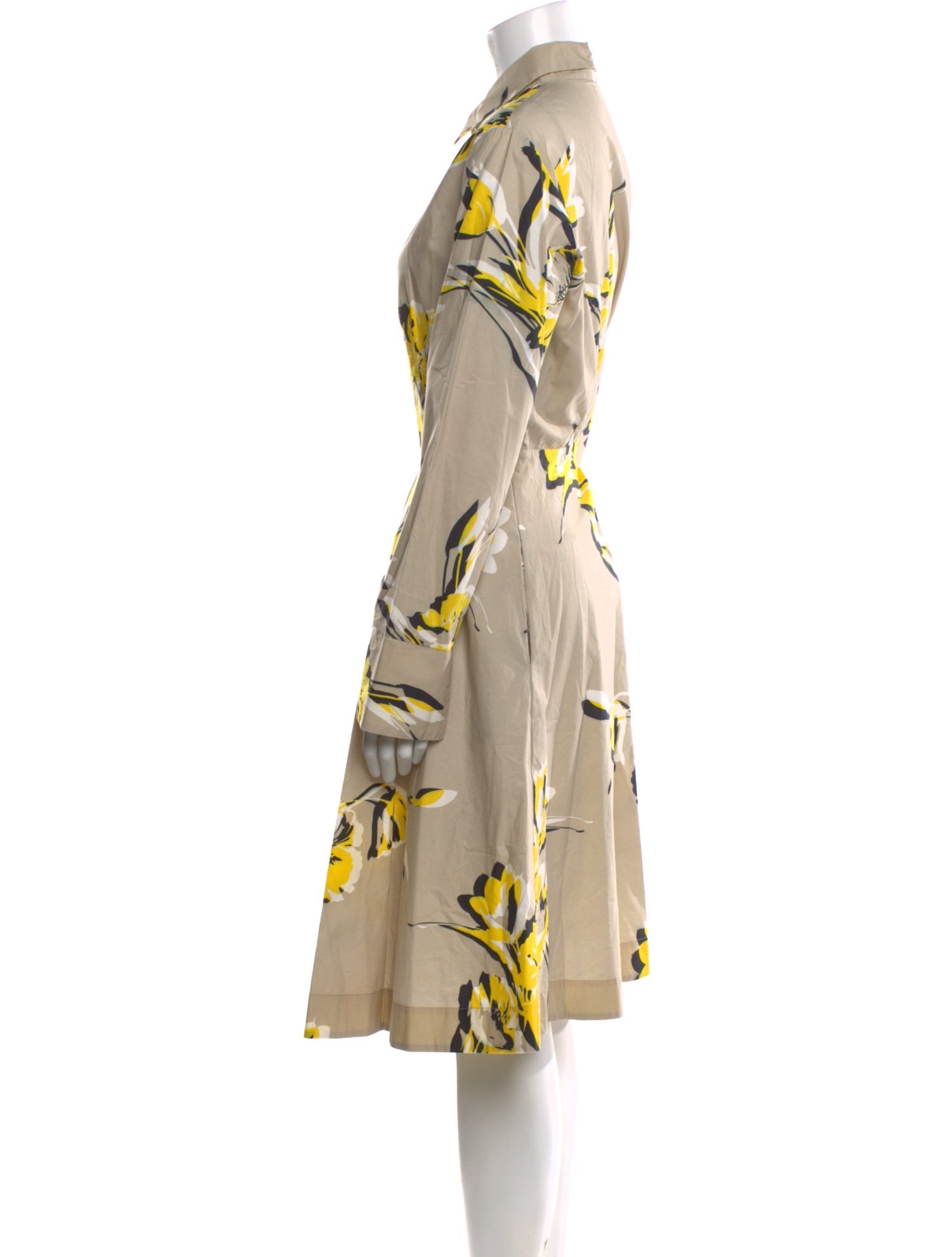 Piazza Sempione Printed Midi Length Dress