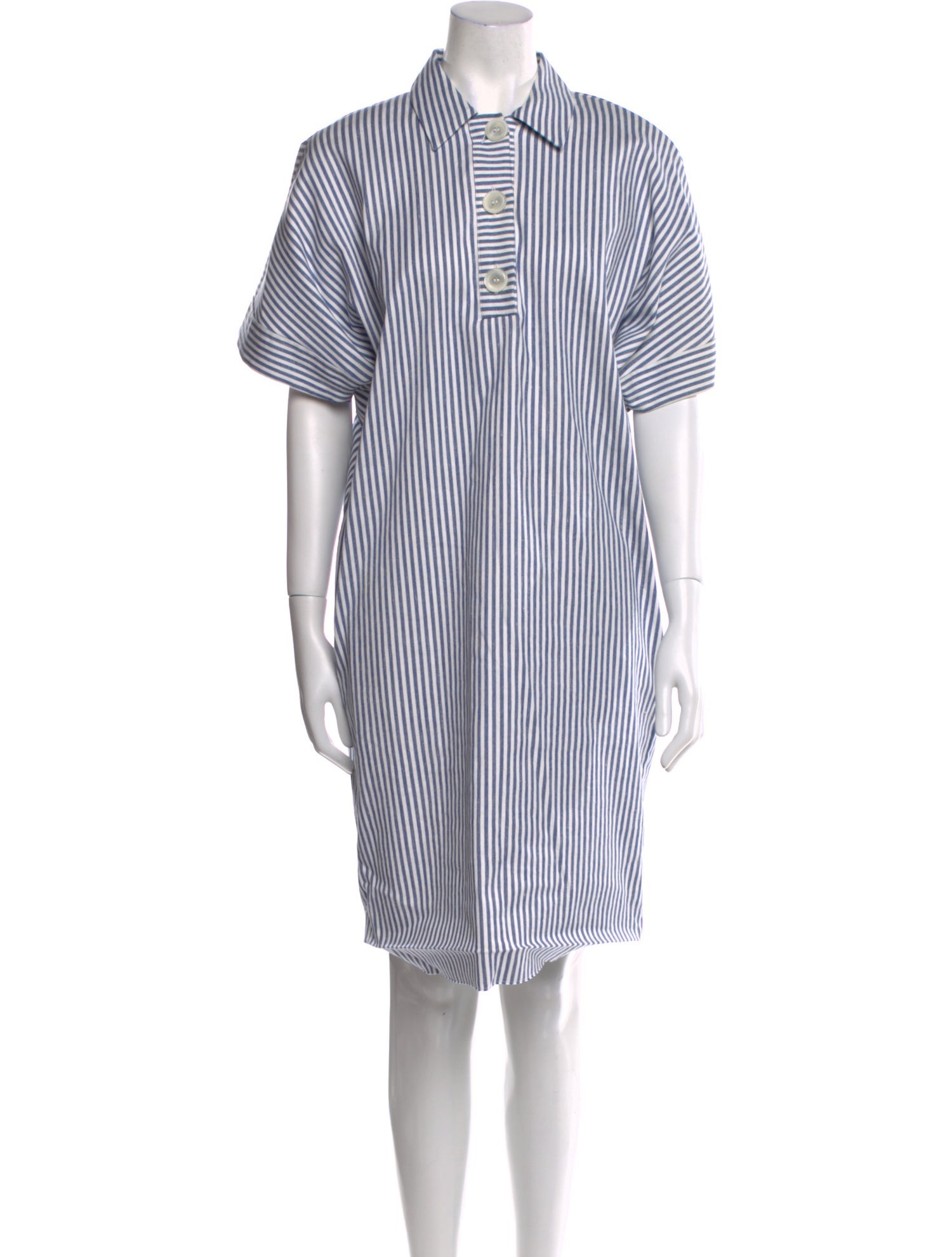 Piazza Sempione Striped Knee-Length Dress w/ Tags