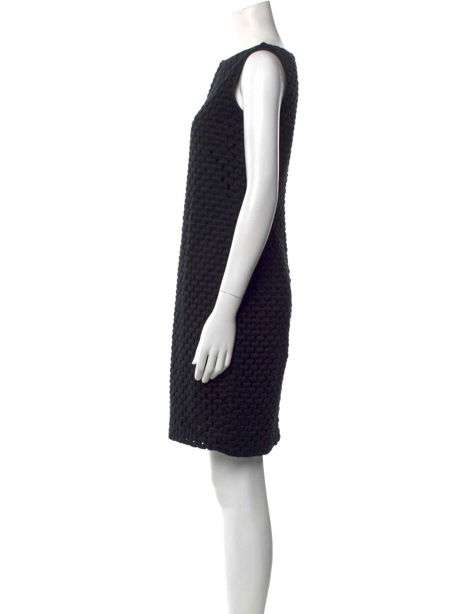 Piazza Sempione Bateau Neckline Mini Dress