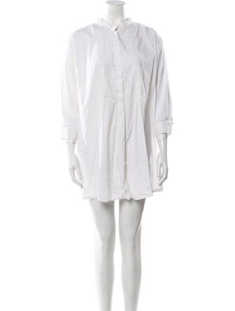 Piazza Sempione Mock Neck Mini Dress