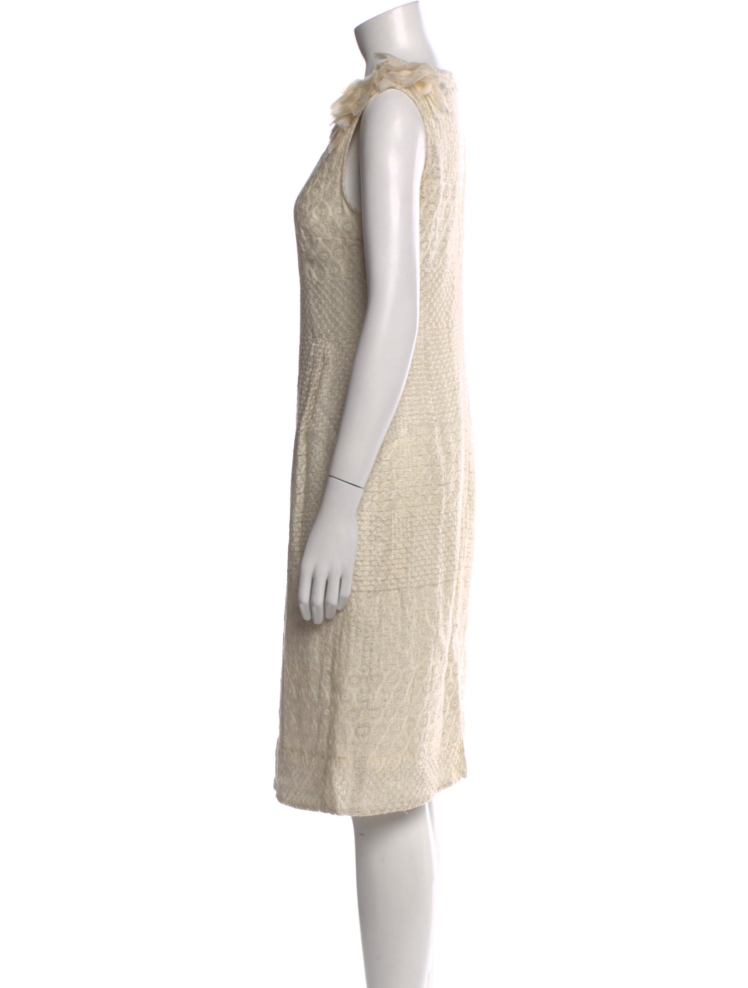 Piazza Sempione Bateau Neckline Knee-Length Dress