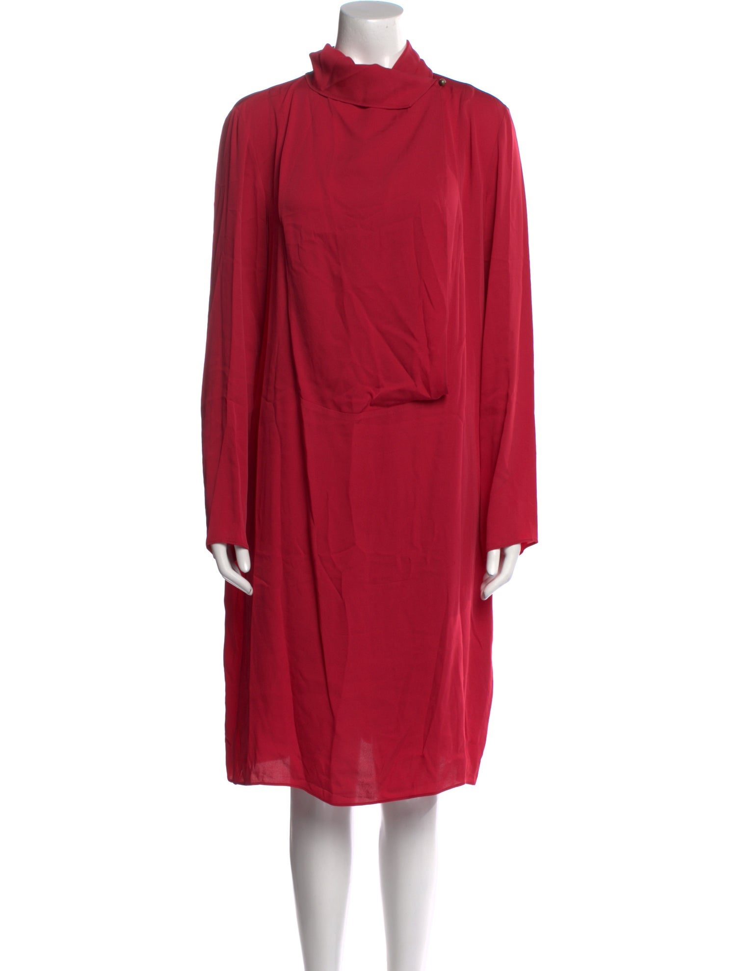 Piazza Sempione Silk Midi Length Dress