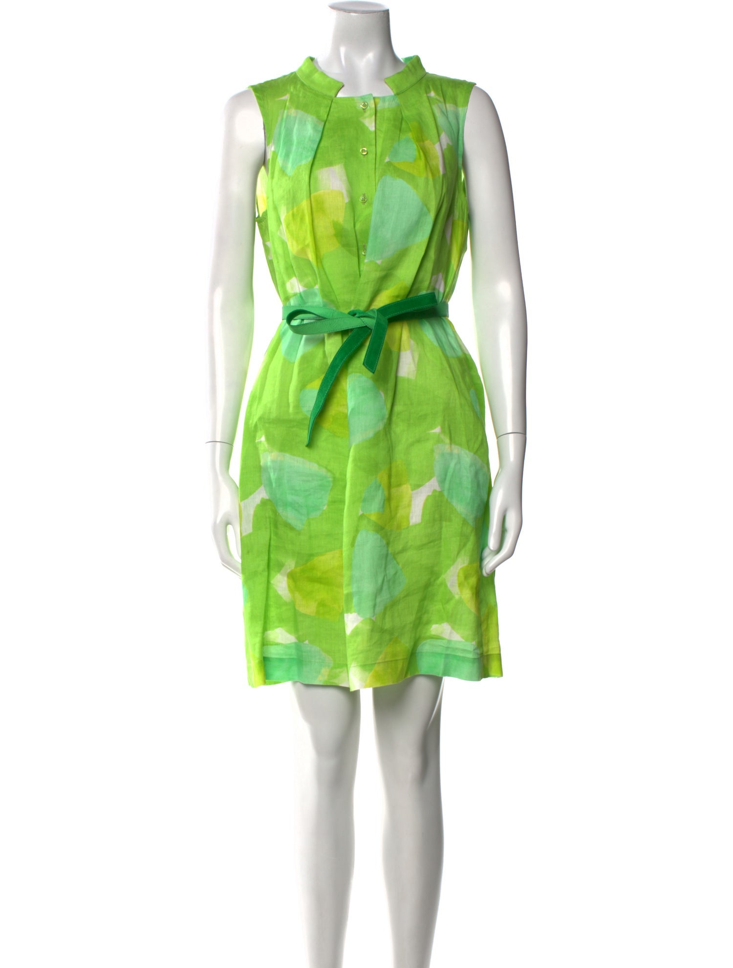 Piazza Sempione Linen Mini Dress