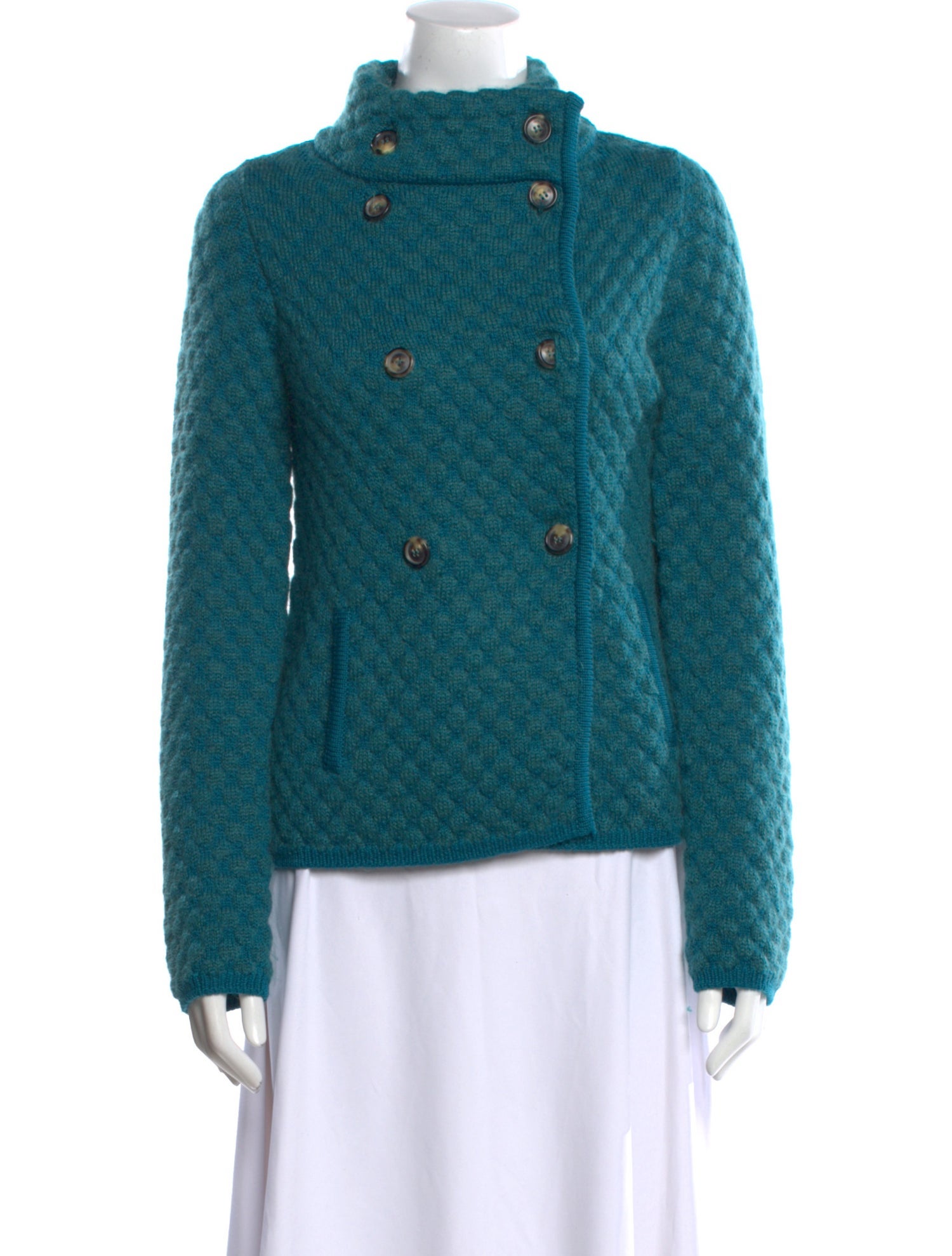 Piazza Sempione Wool Mock Neck Sweater