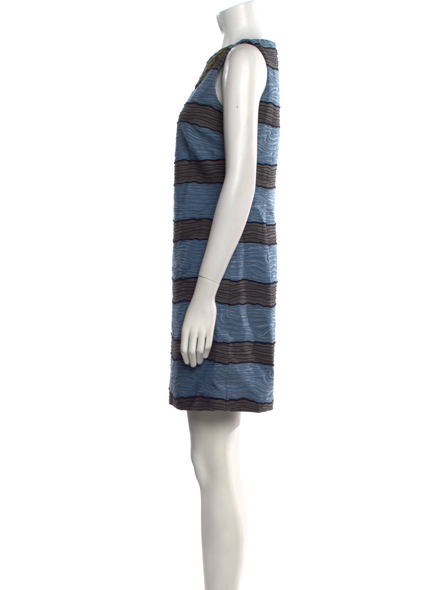 Piazza Sempione Striped Mini Dress