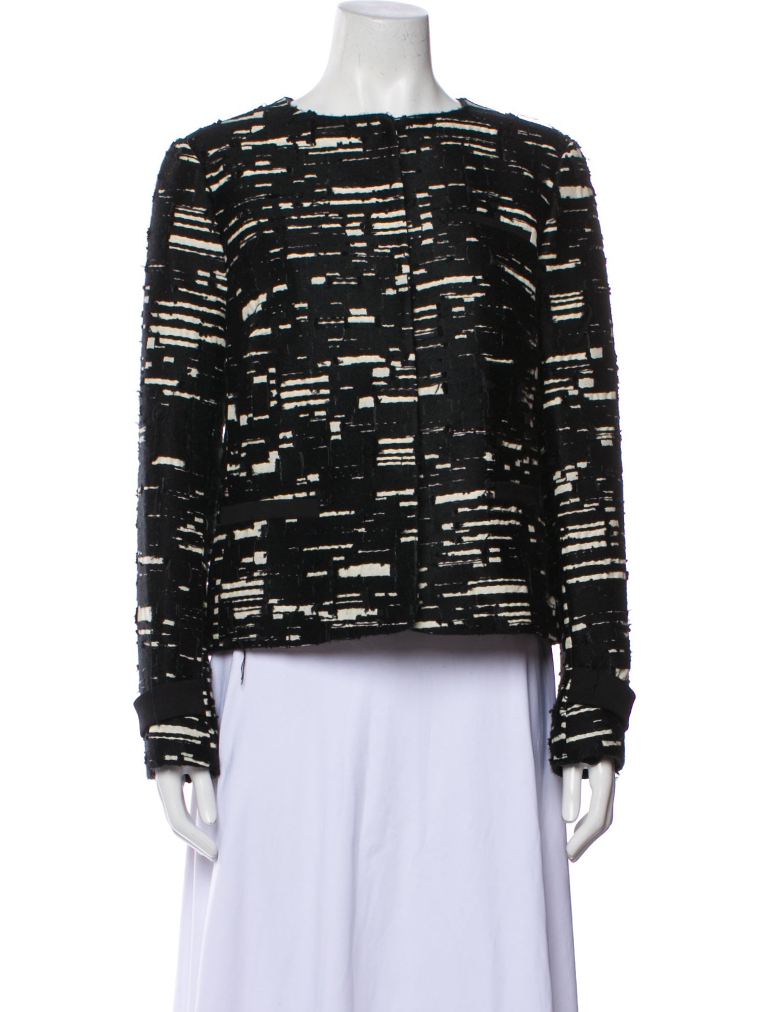Piazza Sempione Striped Evening Jacket
