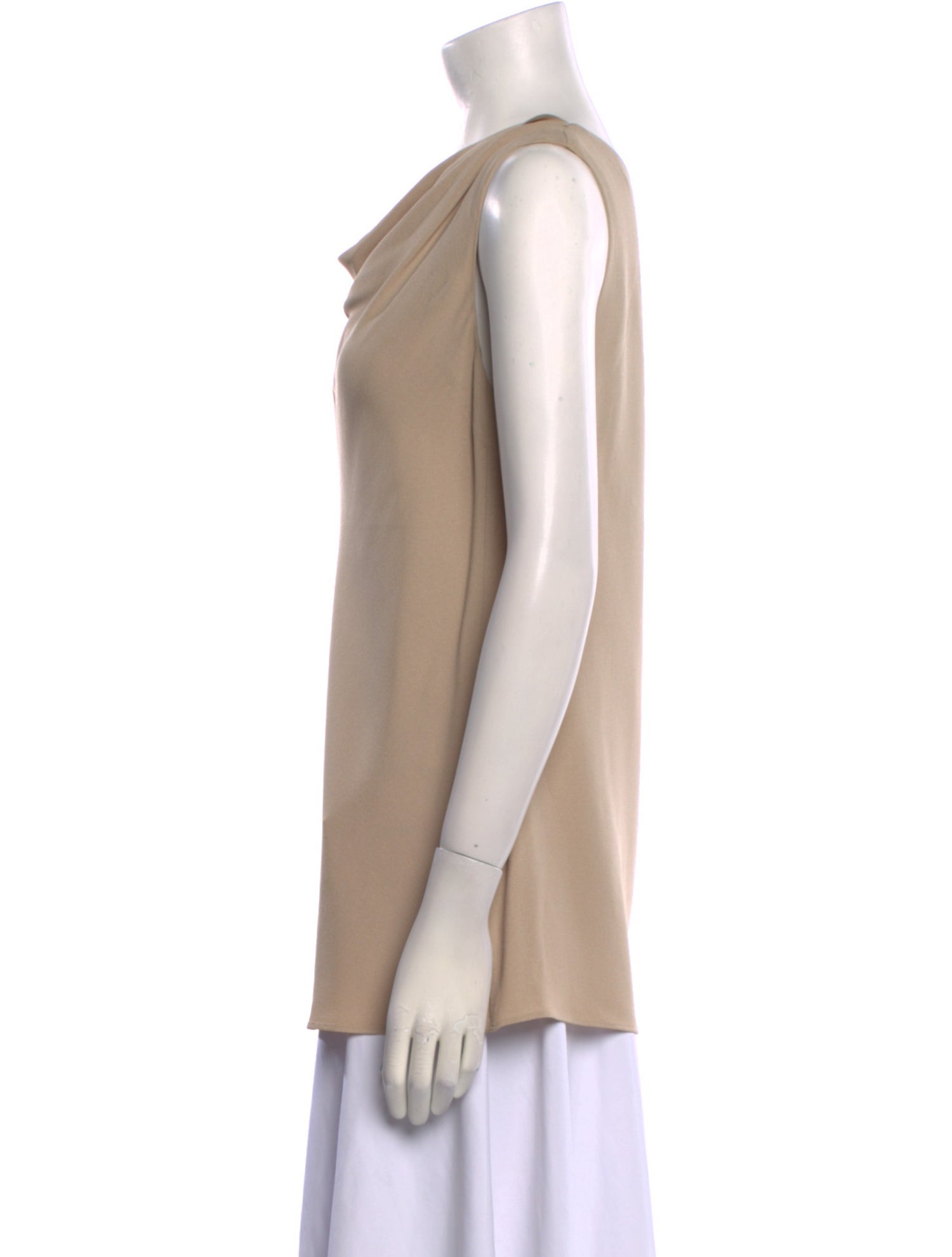 Piazza Sempione Cowl Neck Sleeveless Tunic