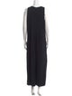 Piazza Sempione Crew Neck Long Dress
