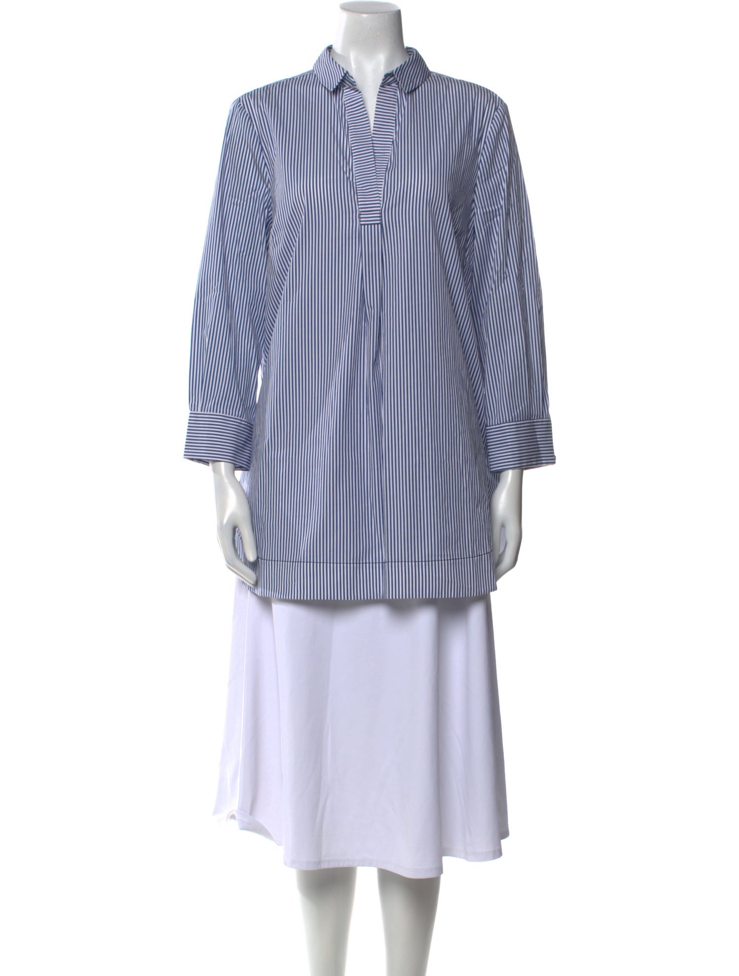 Piazza Sempione Striped Long Sleeve Tunic w/ Tags