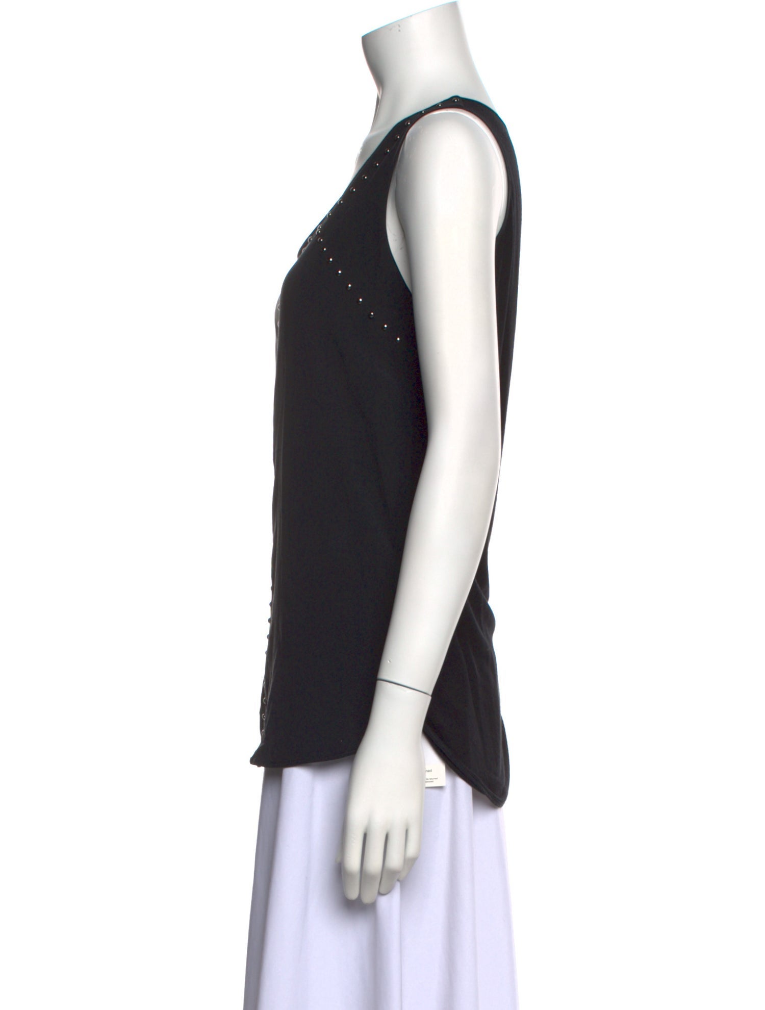 Piazza Sempione Scoop Neck Sleeveless Top