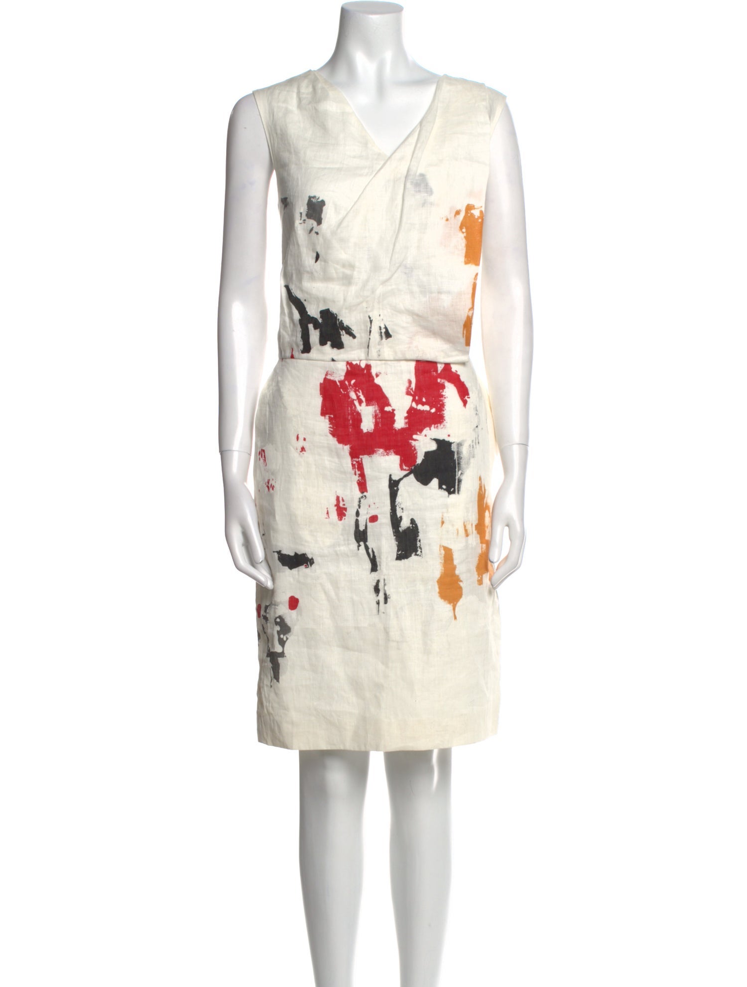 Piazza Sempione Printed Knee-Length Dress
