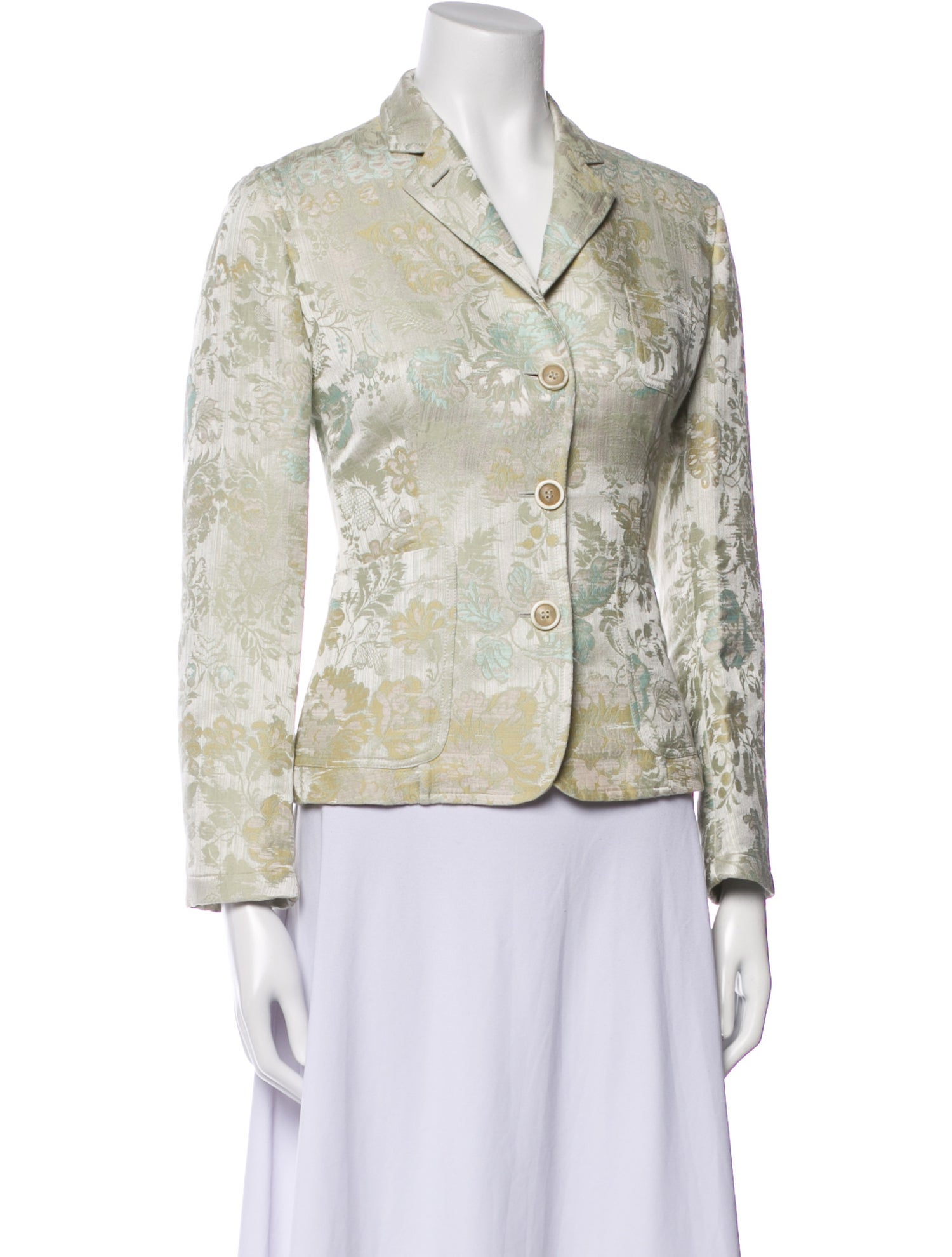 Piazza Sempione Floral Print Blazer