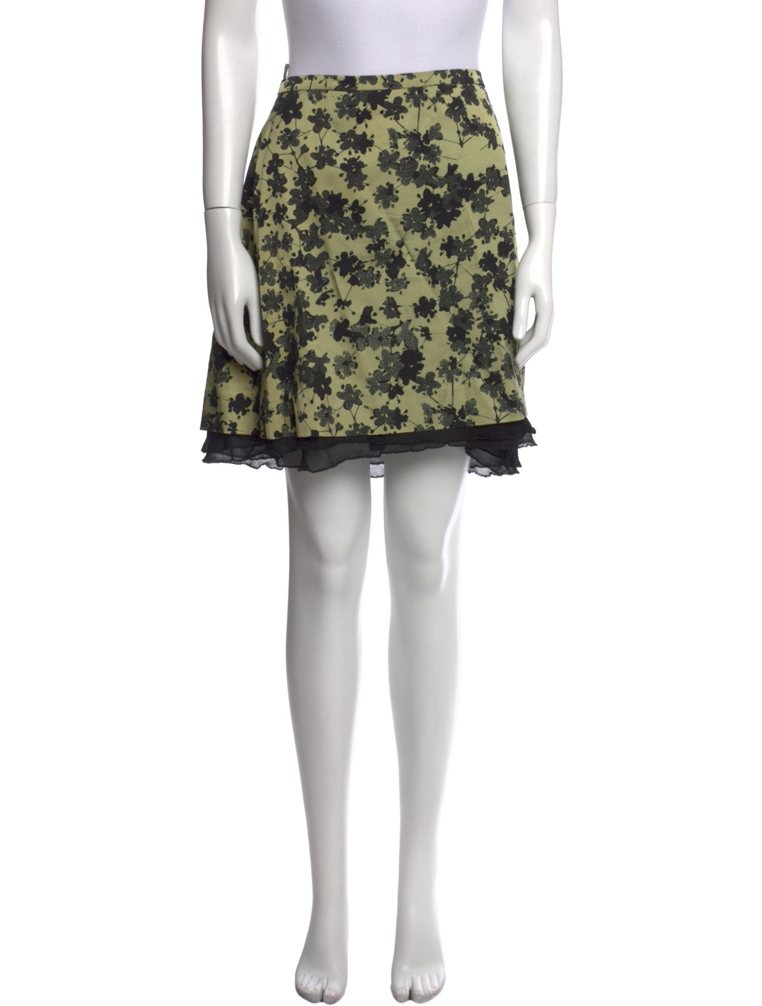 Piazza Sempione Floral Print Mini Skirt