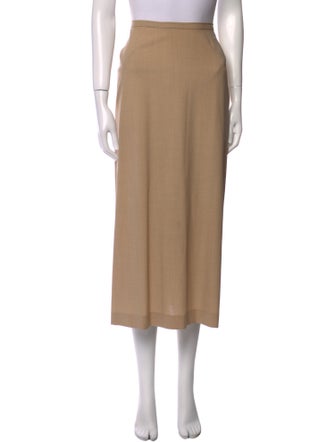 Piazza Sempione Wool Midi Length Skirt