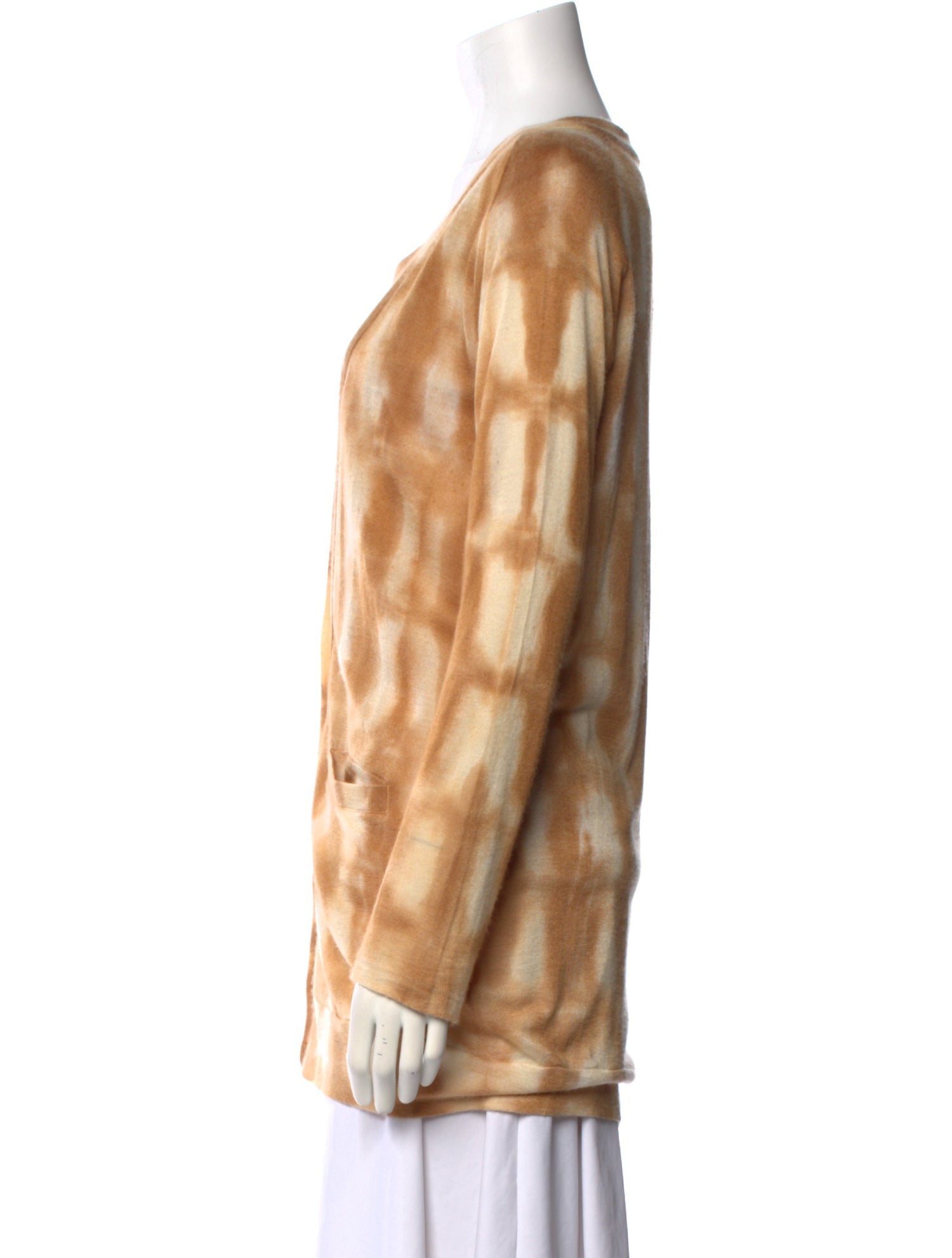 Piazza Sempione Tie-Dye Print Scoop Neck Sweater