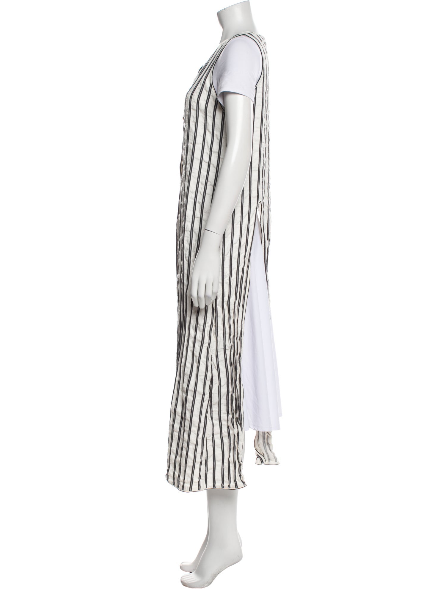 Piazza Sempione Striped Crew Neck Tunic