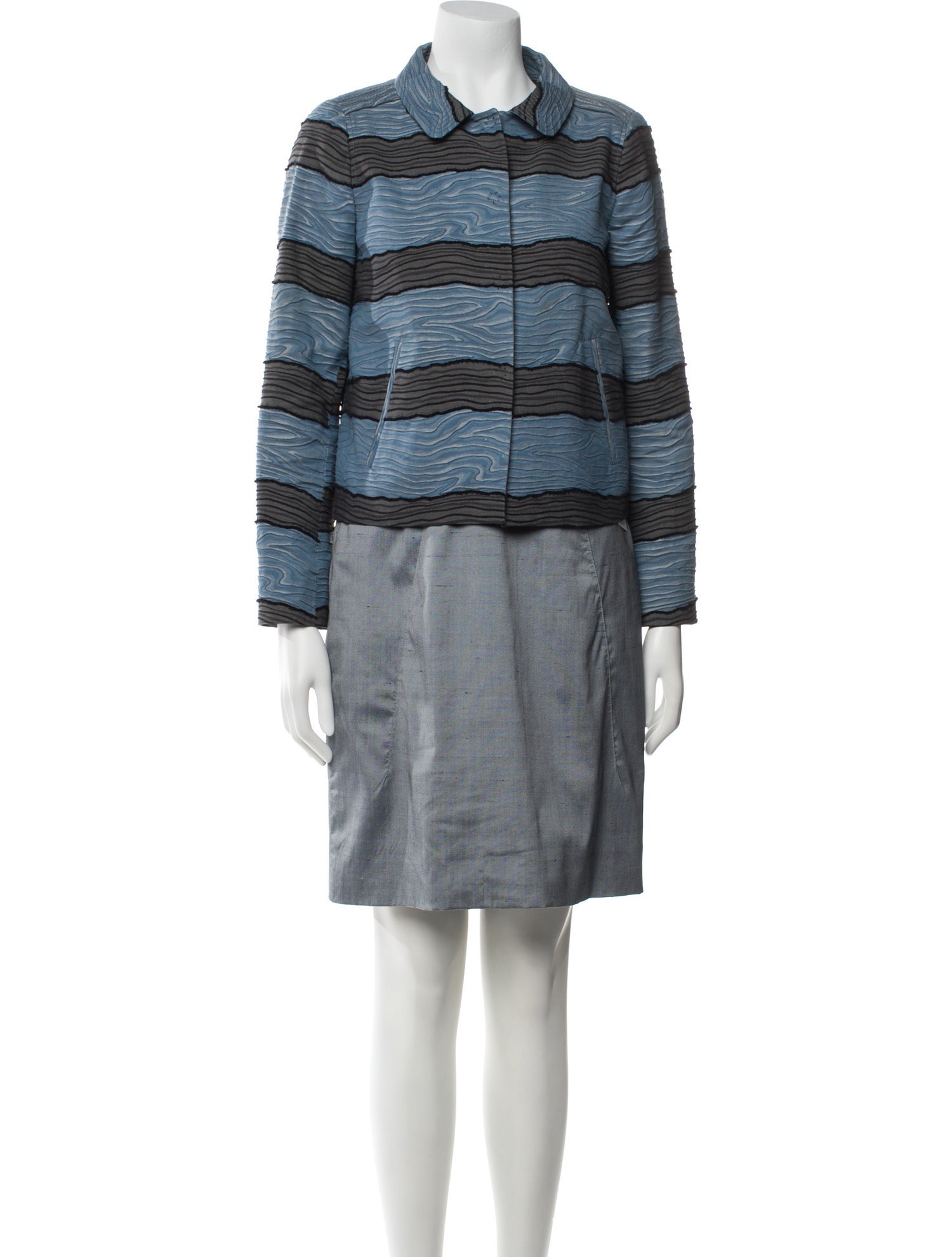 Piazza Sempione Striped Dress Set