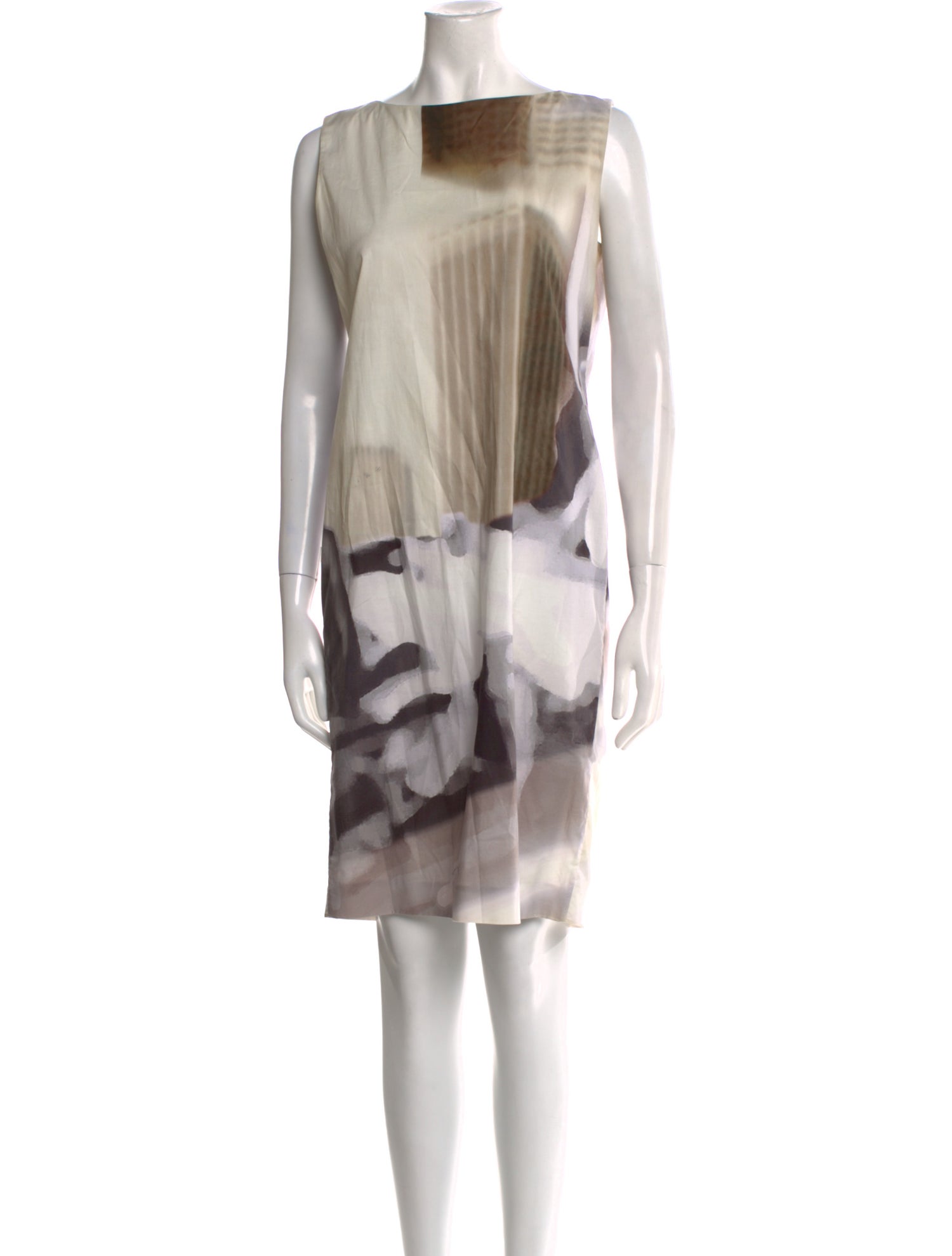 Piazza Sempione Printed Knee-Length Dress