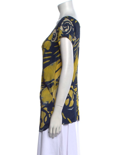 Piazza Sempione Printed Cowl Neck Tunic