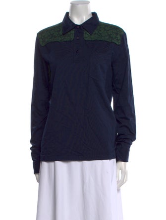 Piazza Sempione Long Sleeve Button-Up Top