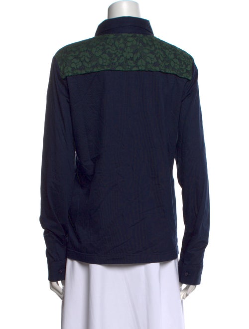 Piazza Sempione Long Sleeve Button-Up Top