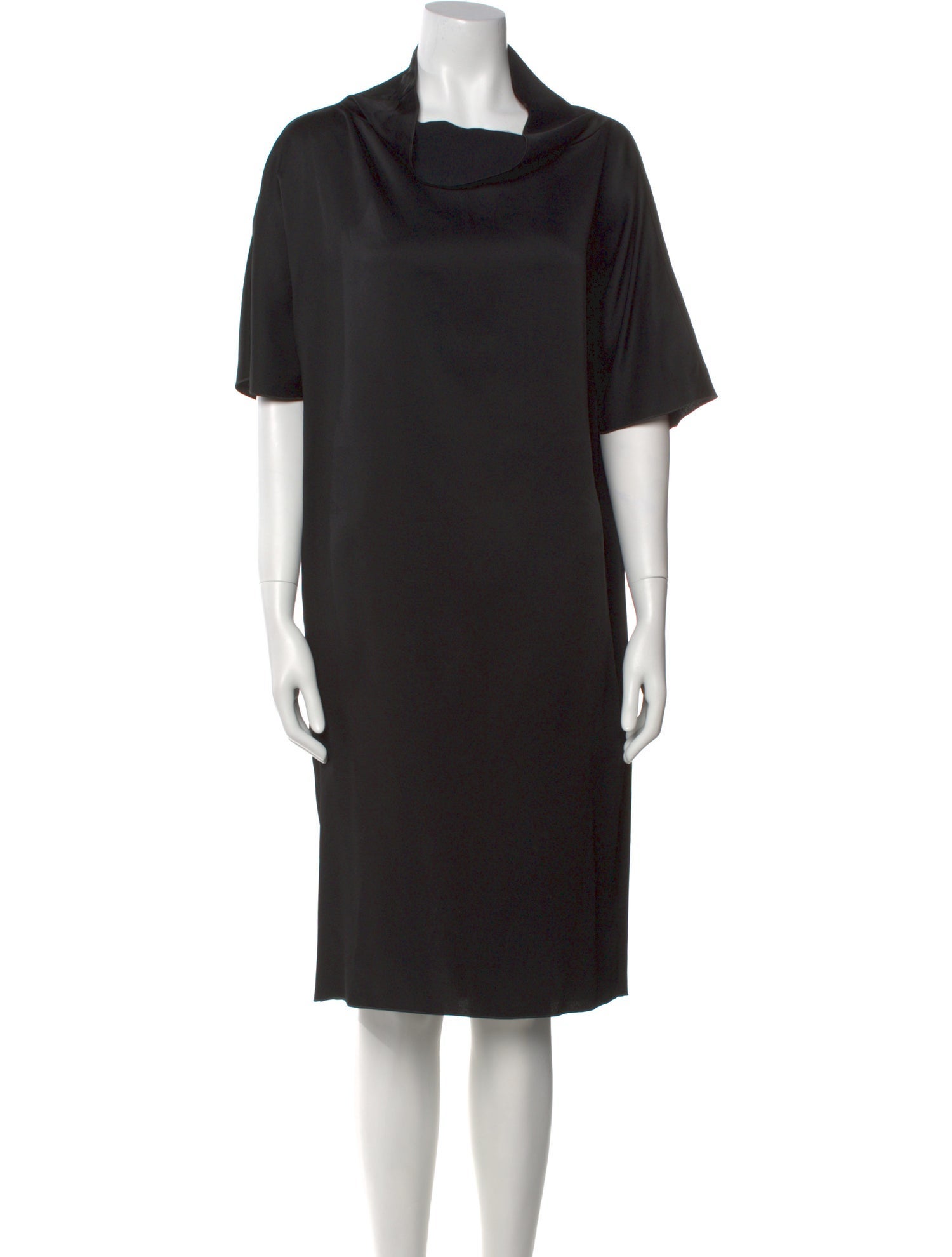 Piazza Sempione Cowl Neck Midi Length Dress