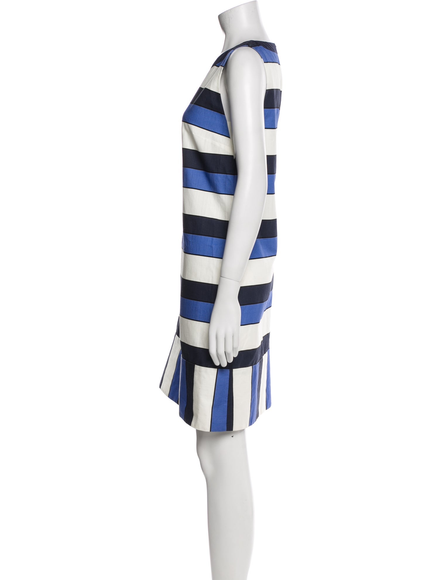 Piazza Sempione Striped Mini Dress