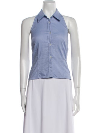 Piazza Sempione Halterneck Sleeveless Top