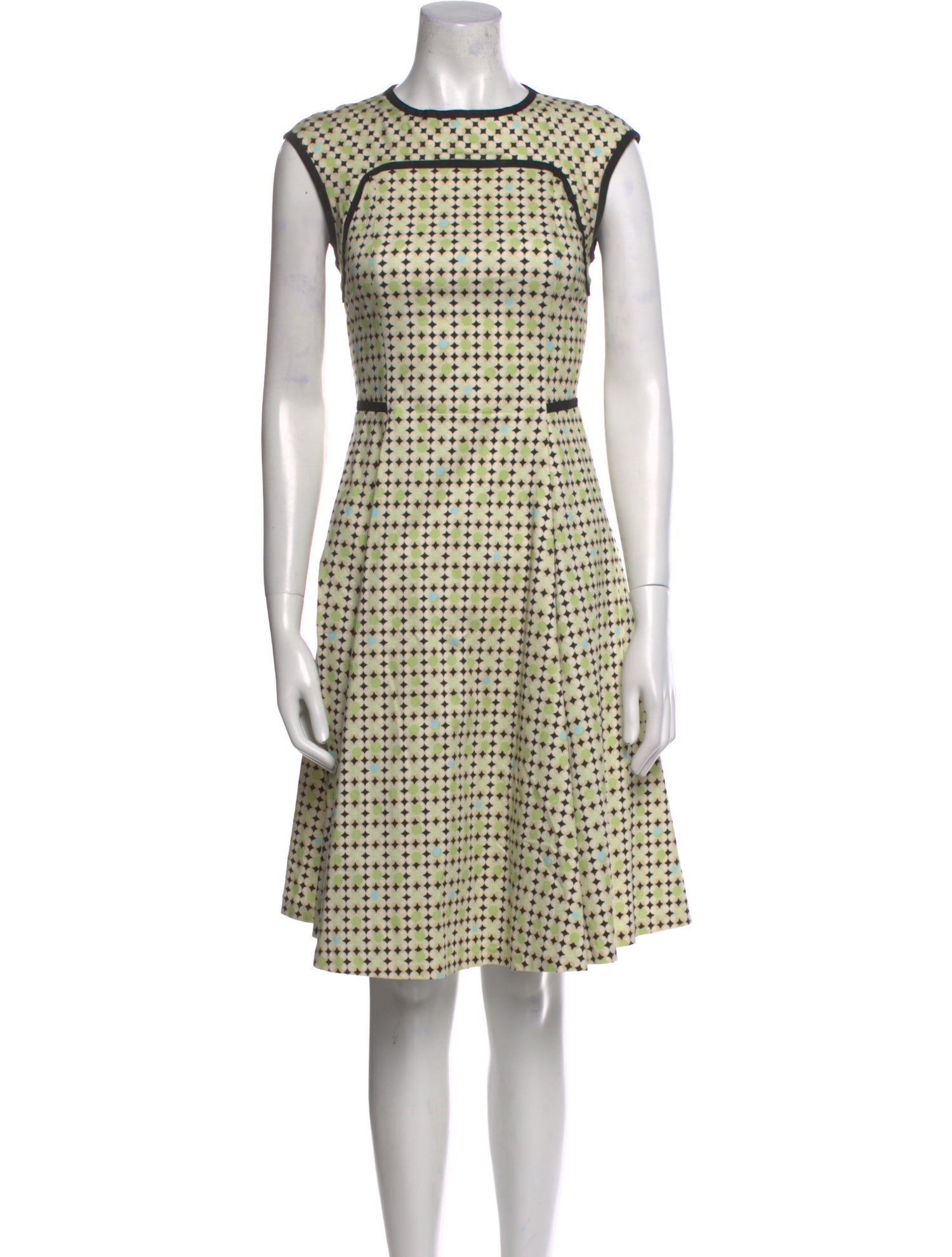 Piazza Sempione Printed Knee-Length Dress