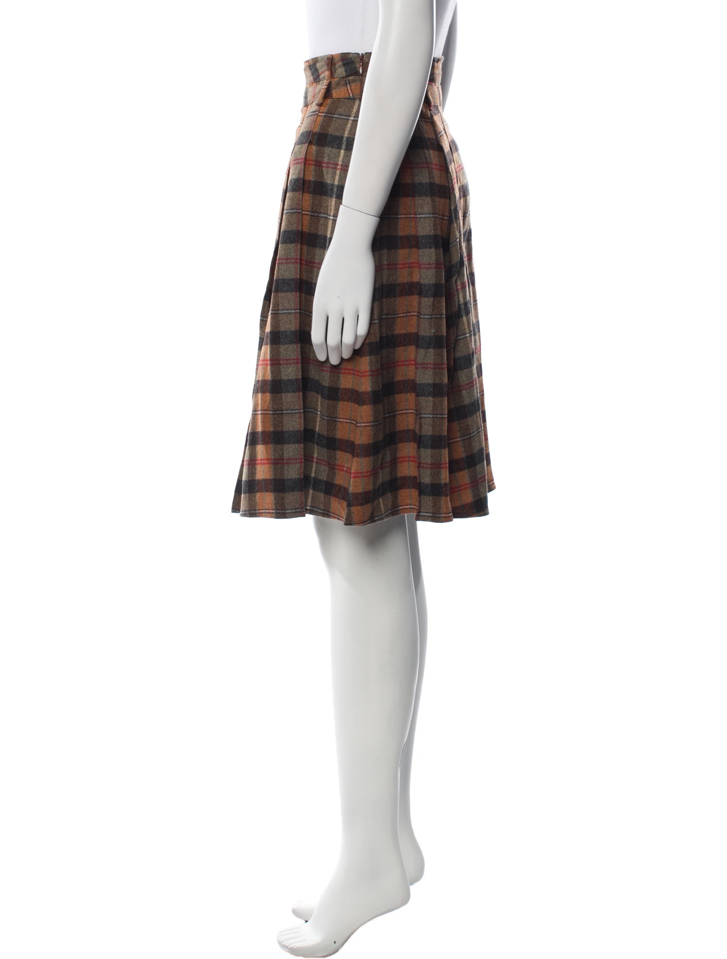 Piazza Sempione Virgin Wool Knee-Length Skirt