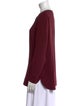 Piazza Sempione Silk Crew Neck Blouse