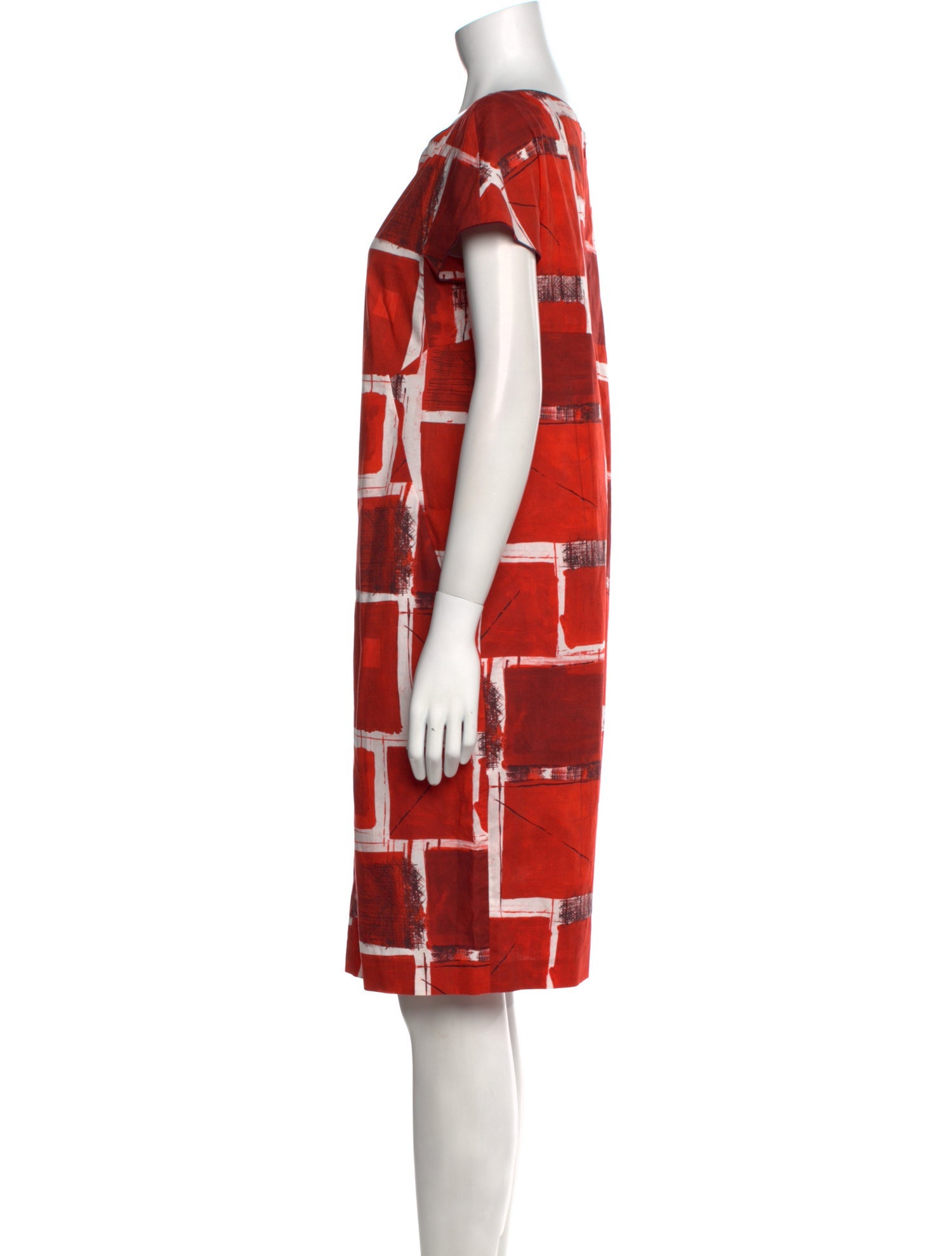 Piazza Sempione Printed Knee-Length Dress
