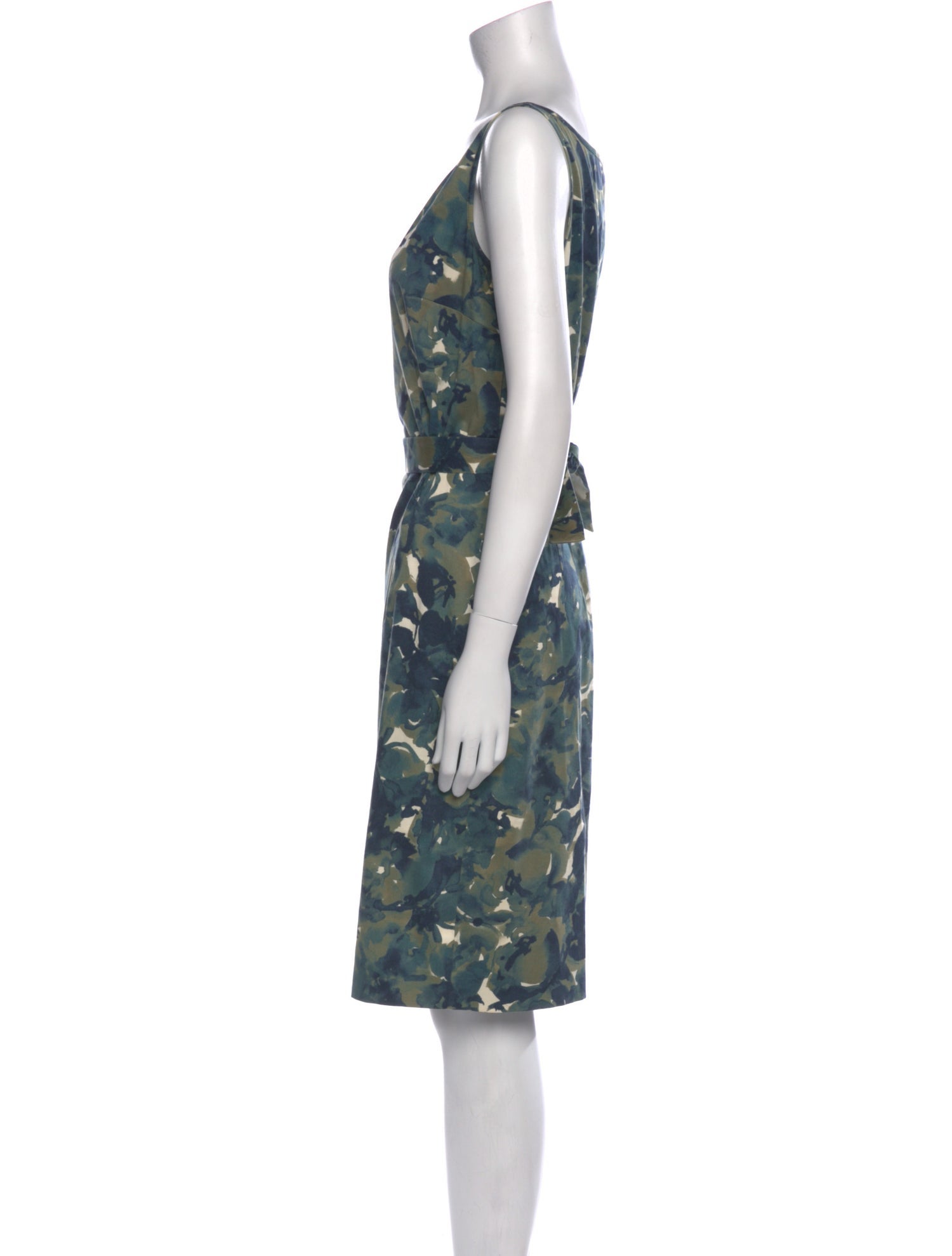 Piazza Sempione Floral Print Knee-Length Dress