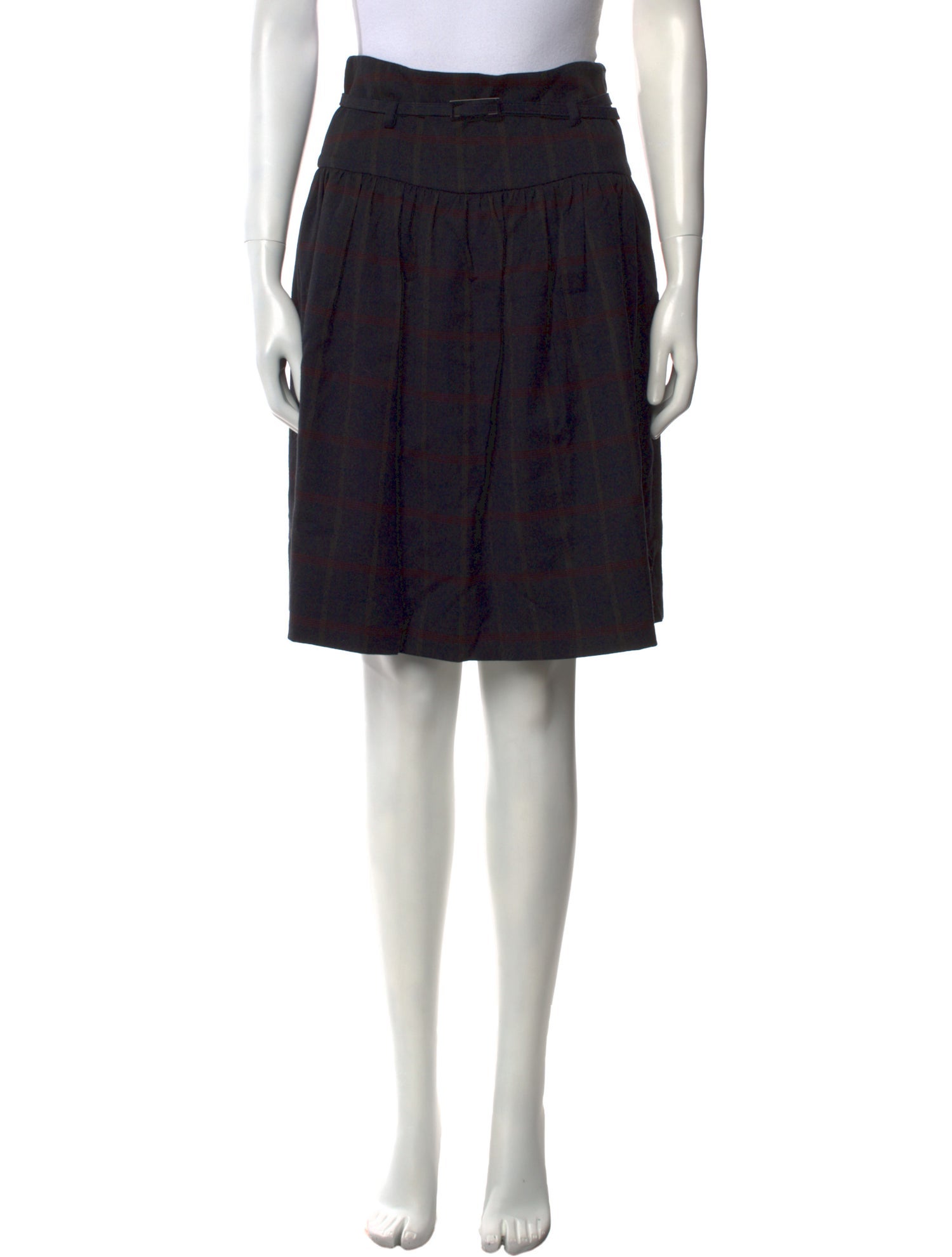 Piazza Sempione Virgin Wool Knee-Length Skirt